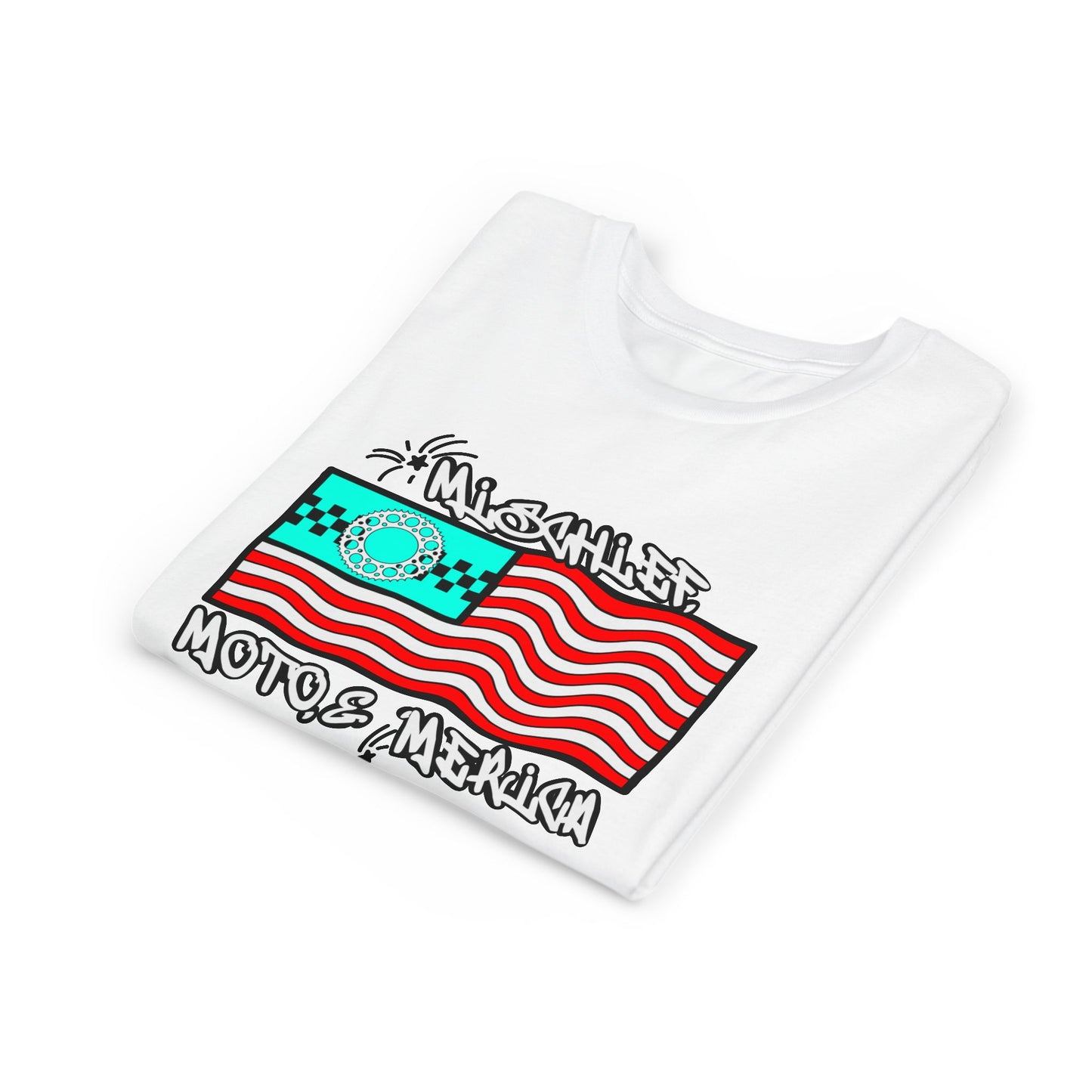 Mischief, Moto, & ‘Merica | Youth Motocross Tee | 2025