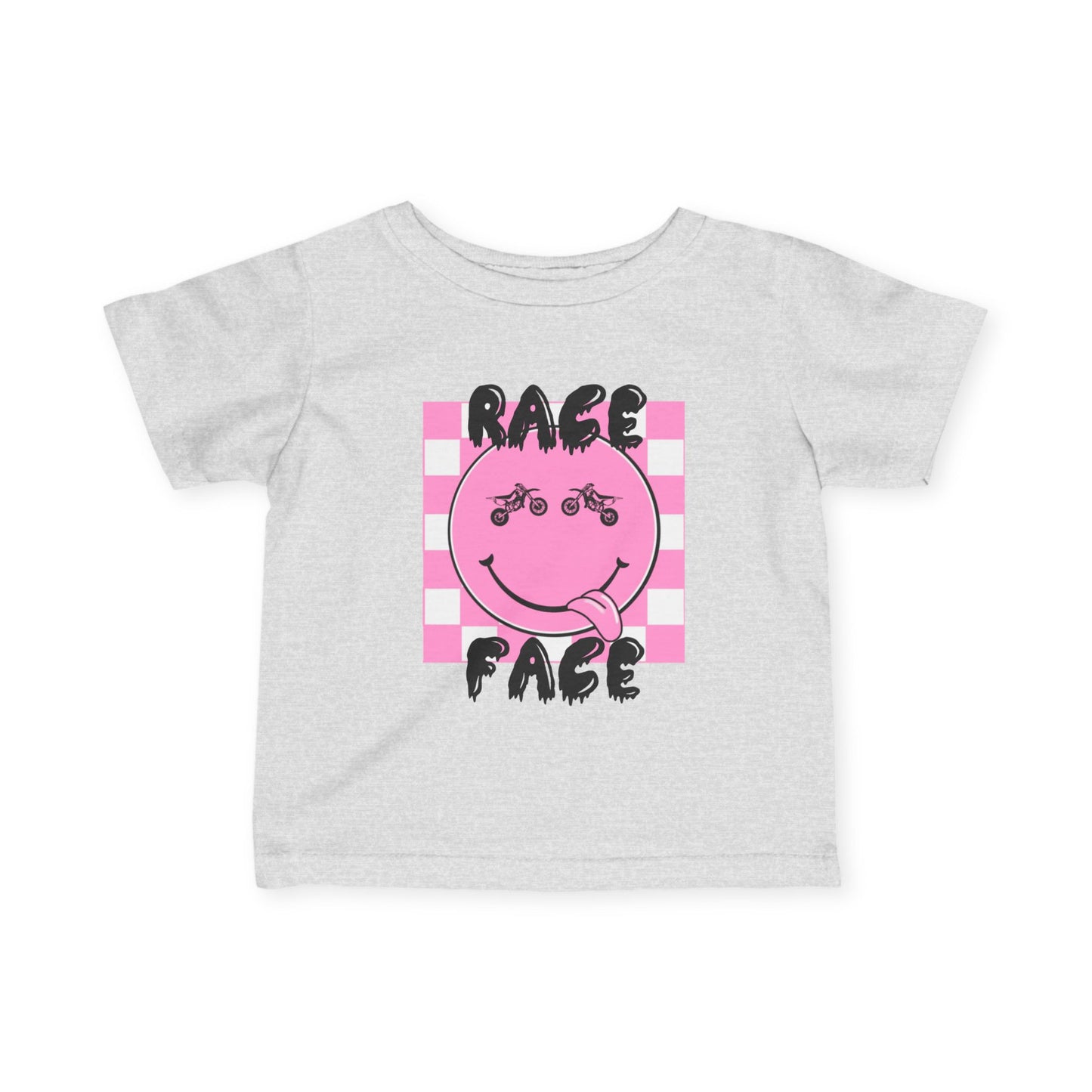 Race Face | Infant Motocross Tee (Pink) (Sizes 6M-24M)