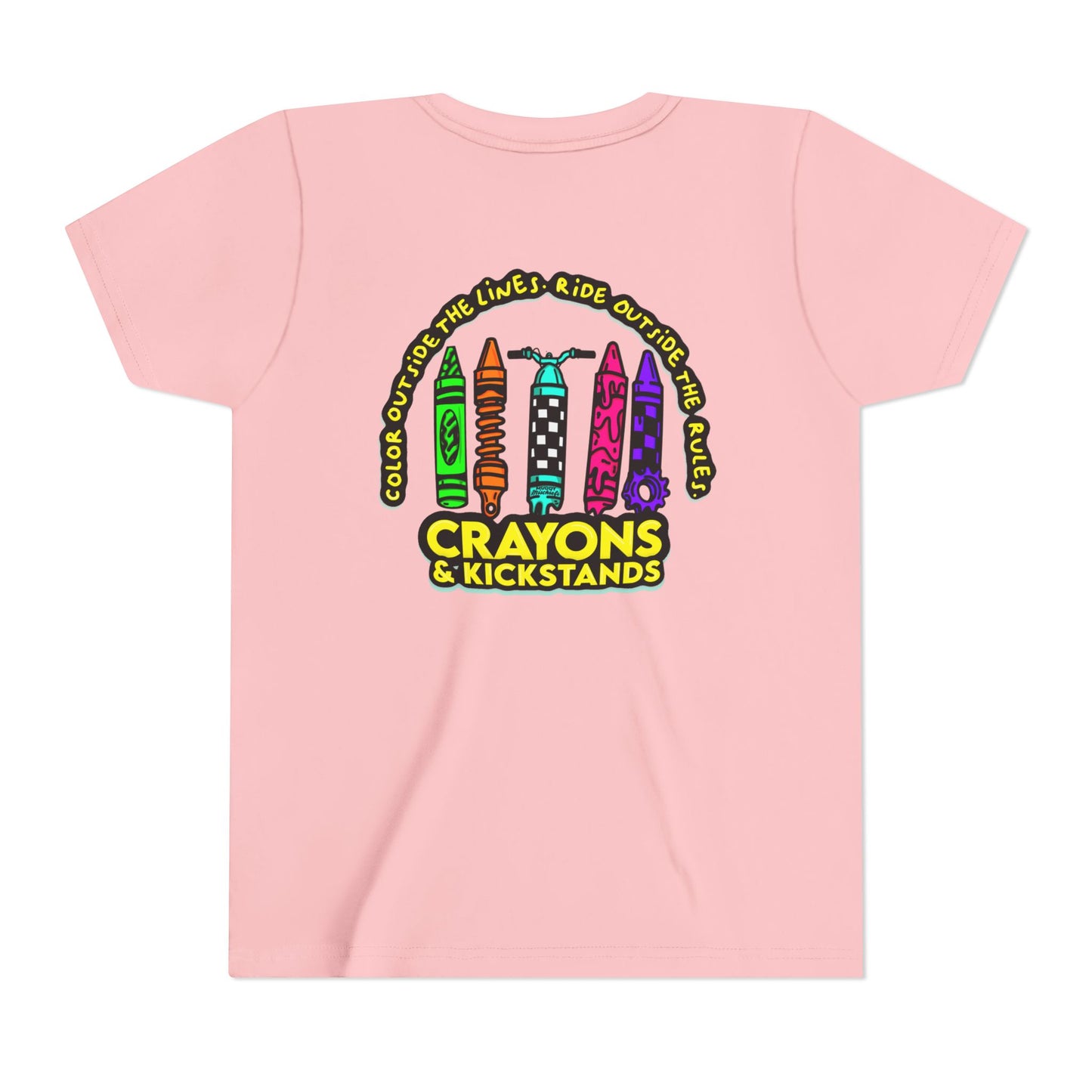 Crayons & Kickstands | Youth Motocross Tee