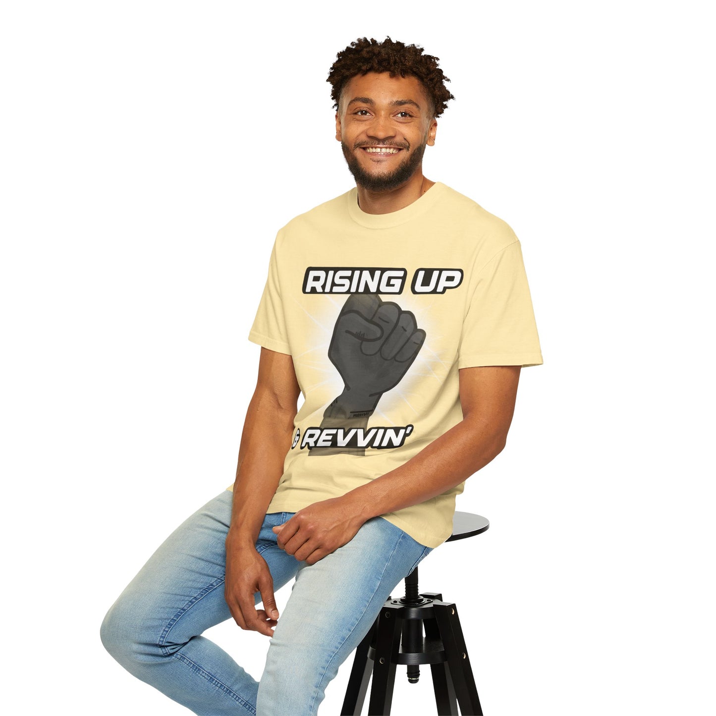 Rising up & Revvin’ | Adult Juneteenth Motocross Tee