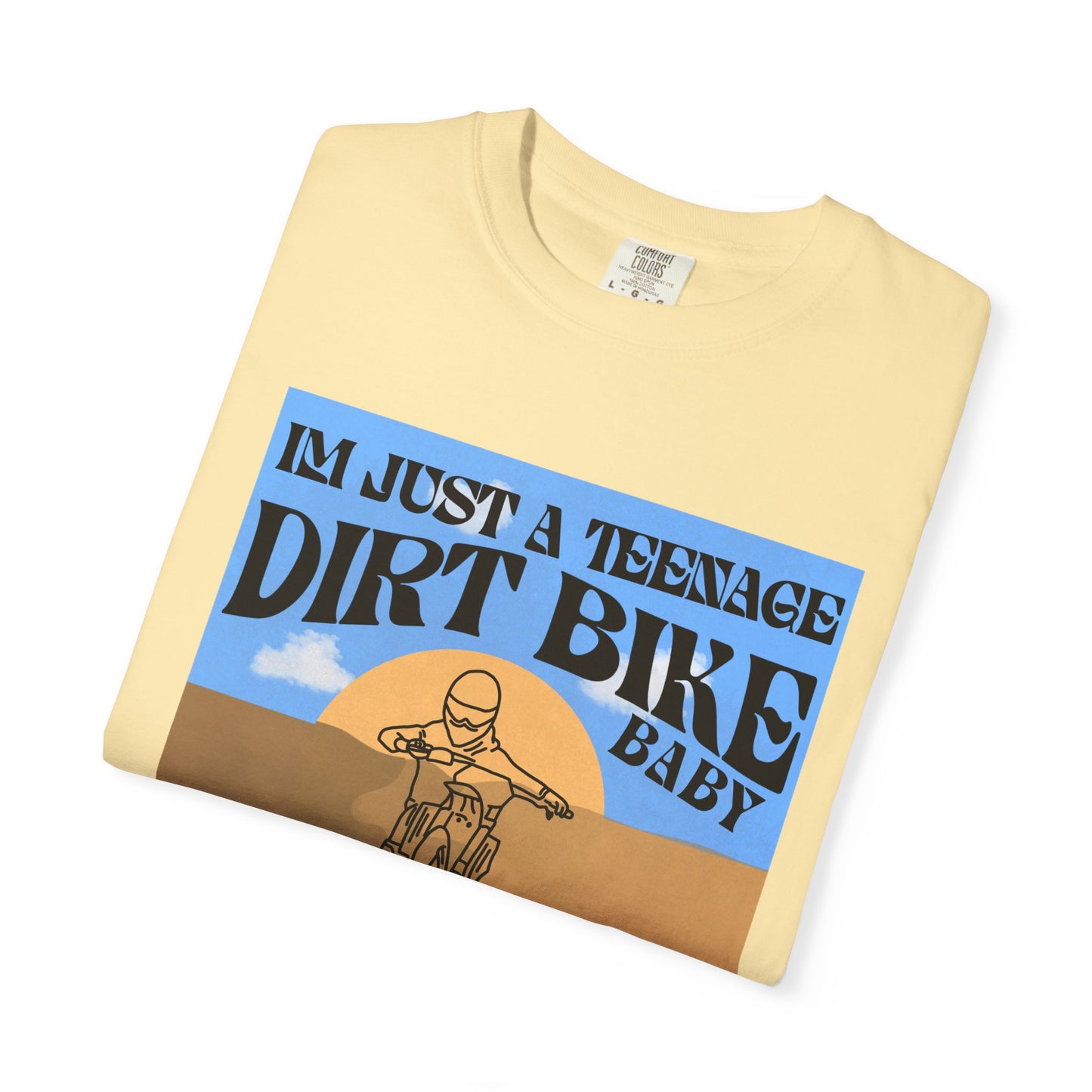 Teenage Dirtbike Baby | Adult Motocross Tee