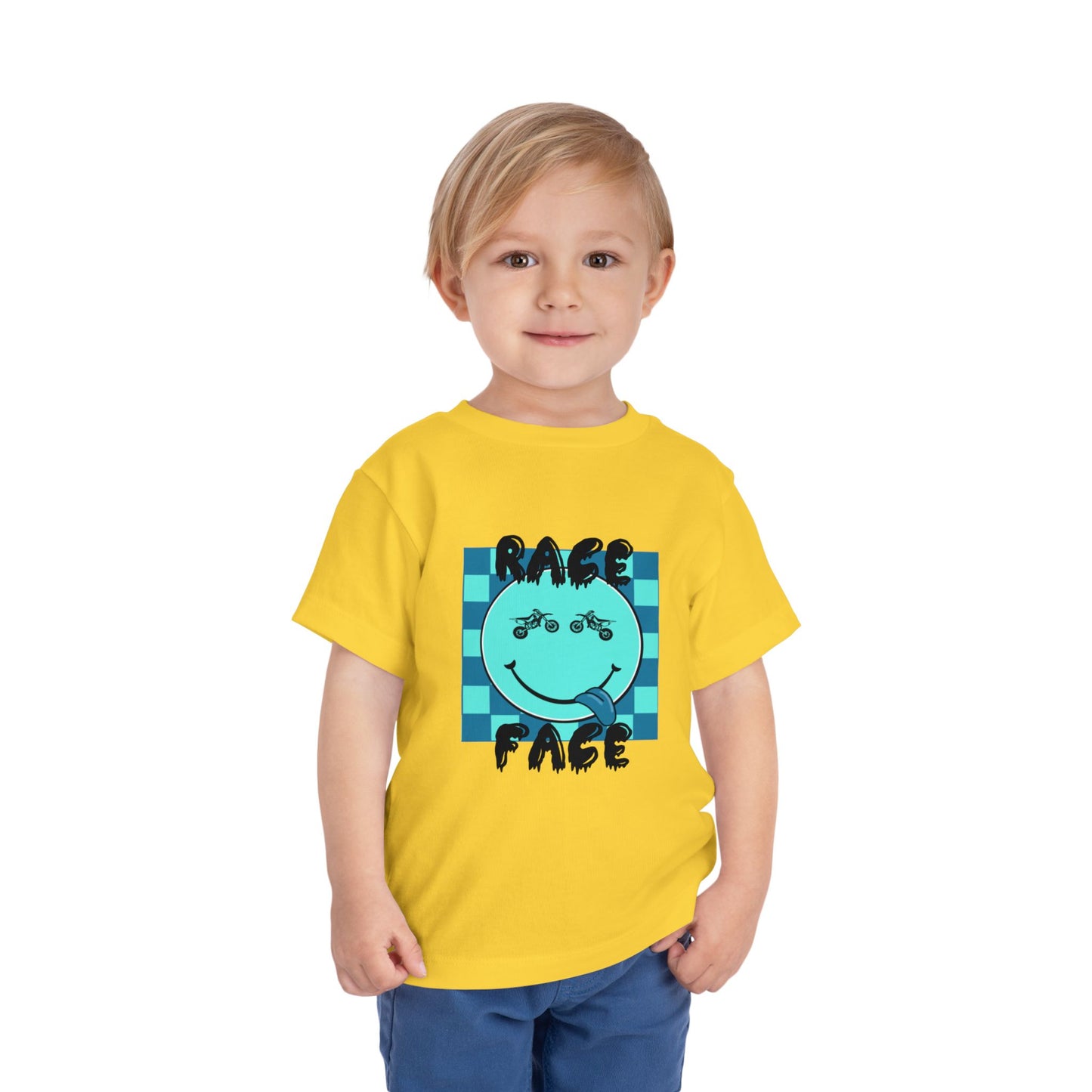 Race Face | Toddler Motocross Tee (Blue)