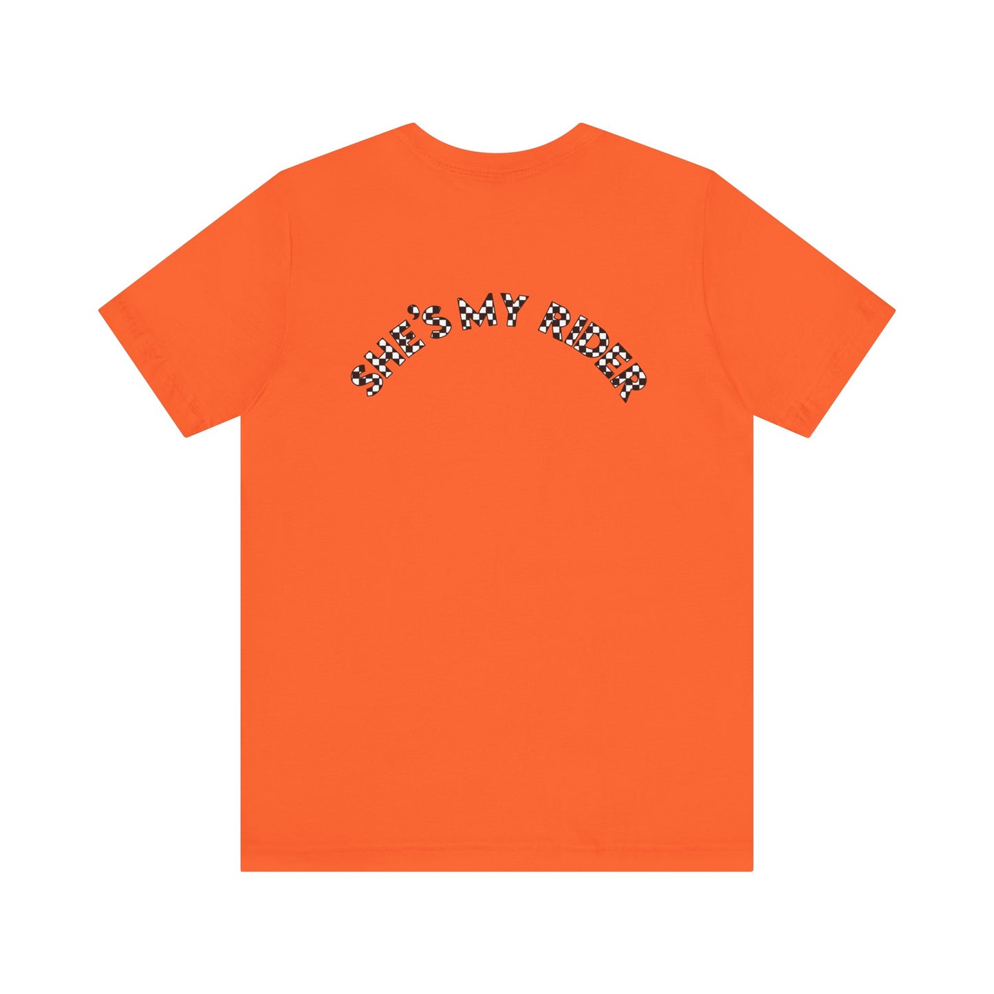 Pit Crew - SHE’S MY RIDER | Adult Pit Crew Tee