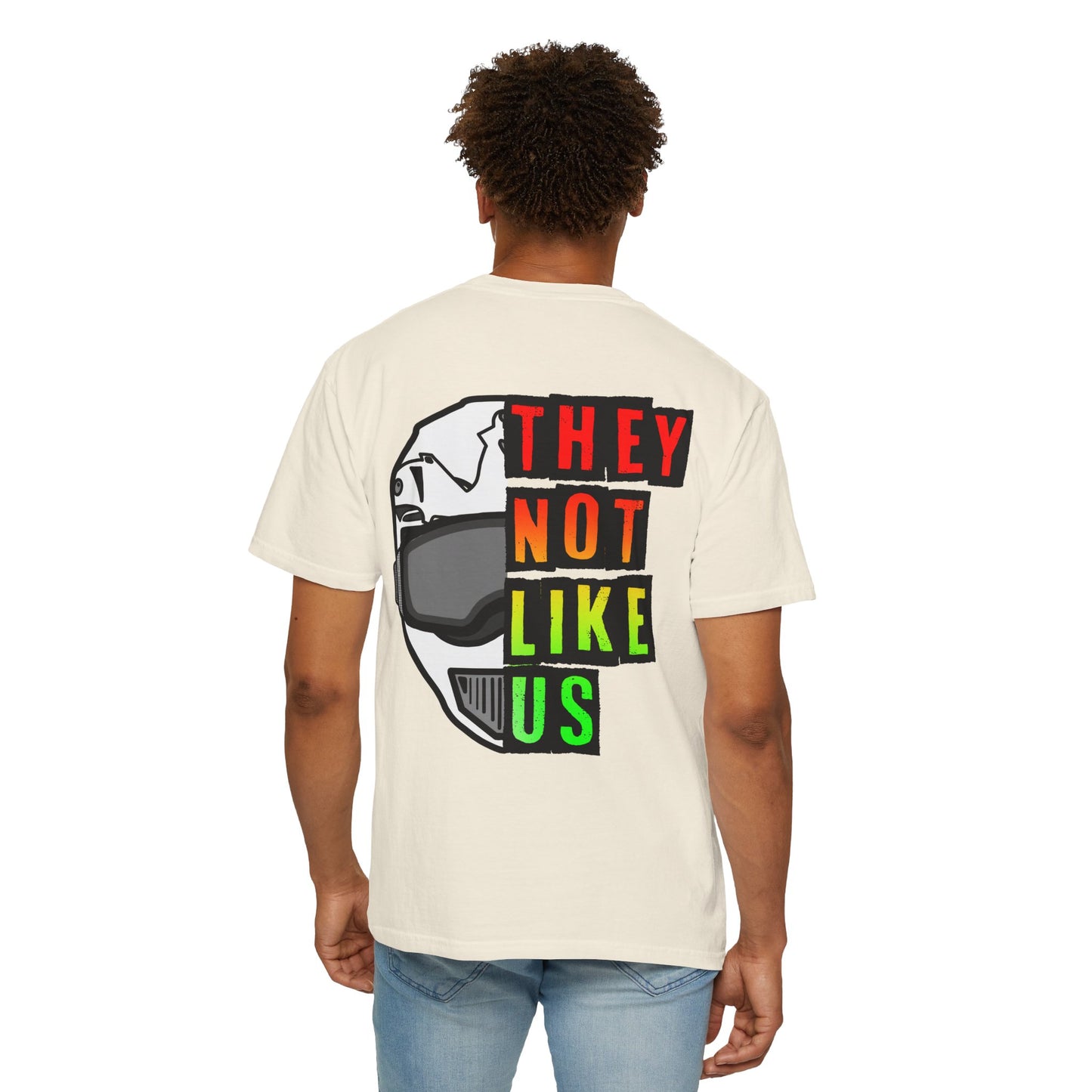 They Not Like Us Moto - Rasta | Adult Juneteenth Motocross Tee