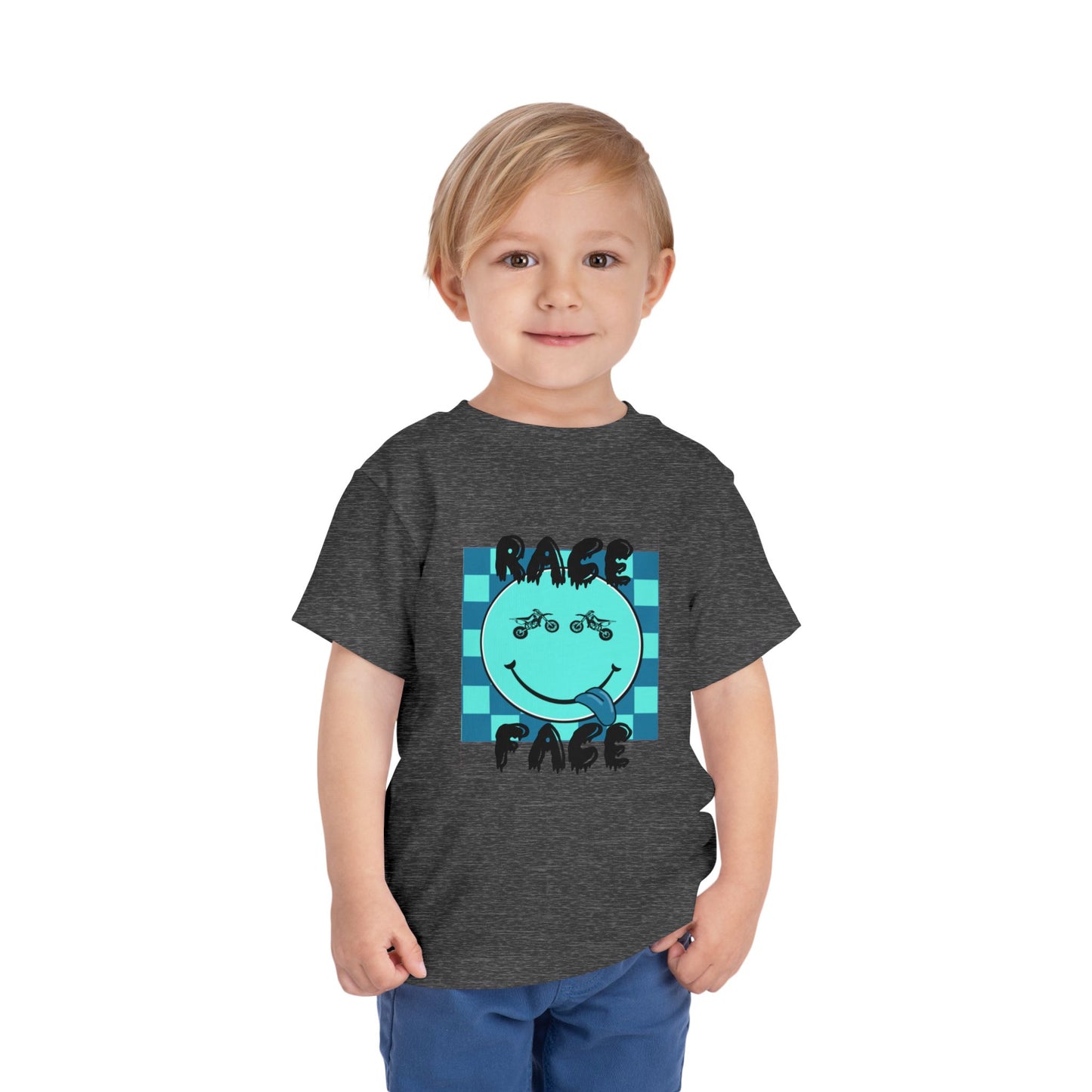 Race Face | Toddler Motocross Tee (Blue)