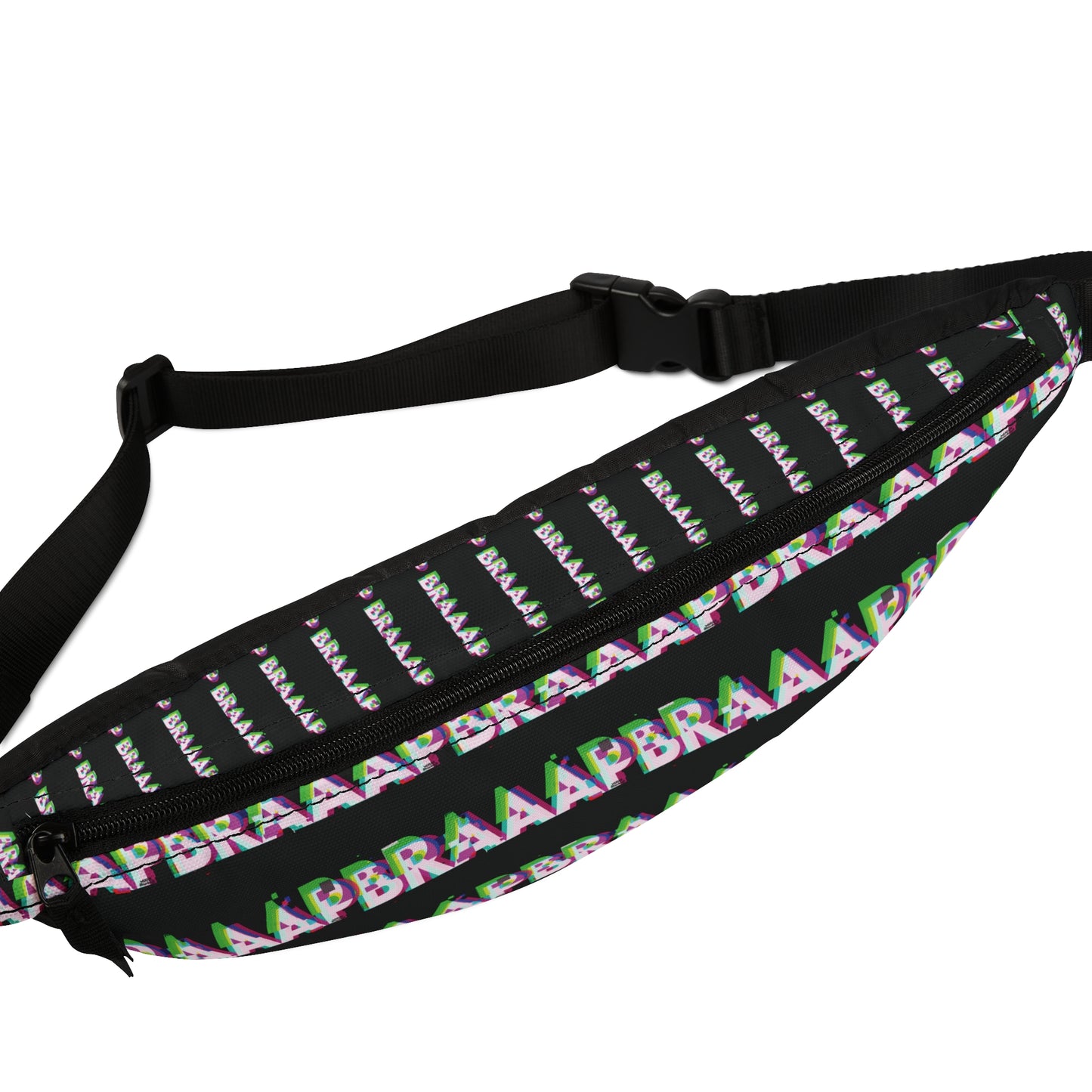 Glitchy Braaap | Muddy Motocross Fan Fanny Pack