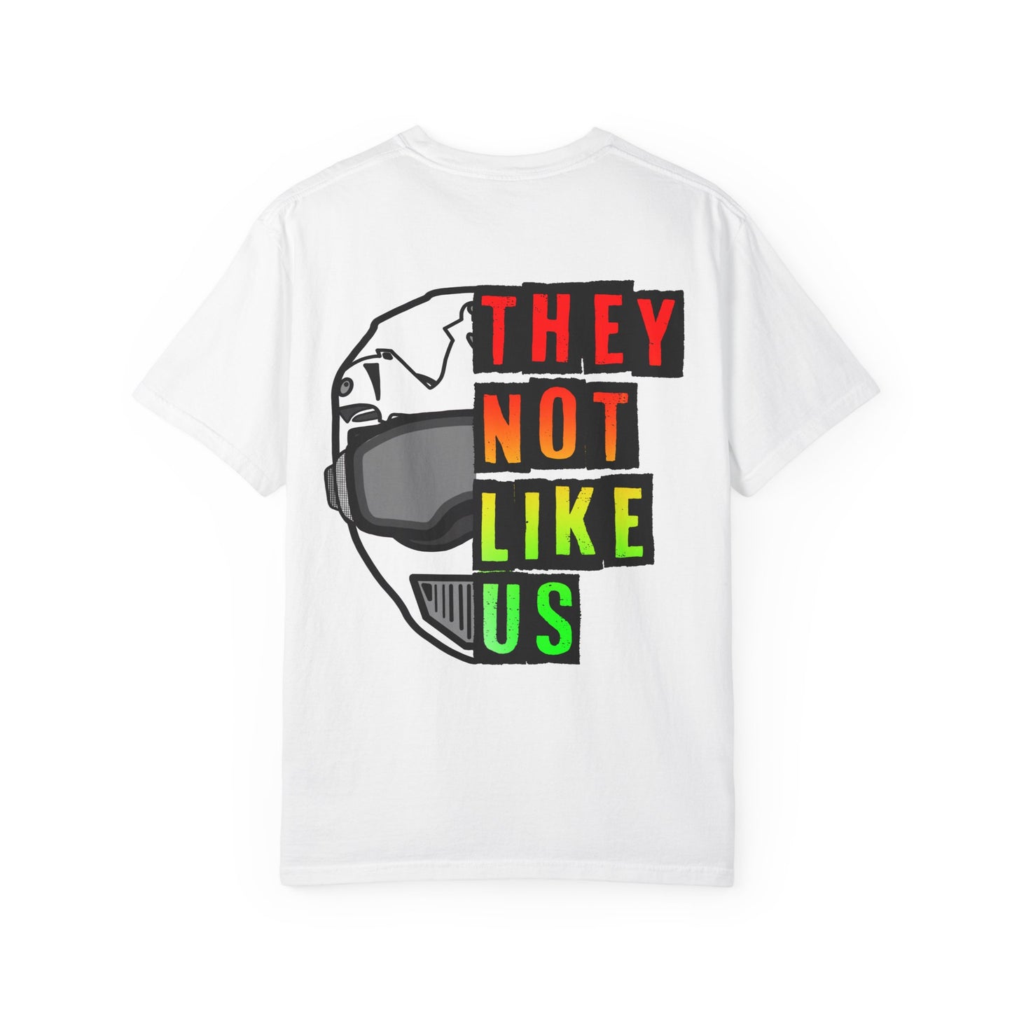 They Not Like Us Moto - Rasta | Adult Juneteenth Motocross Tee