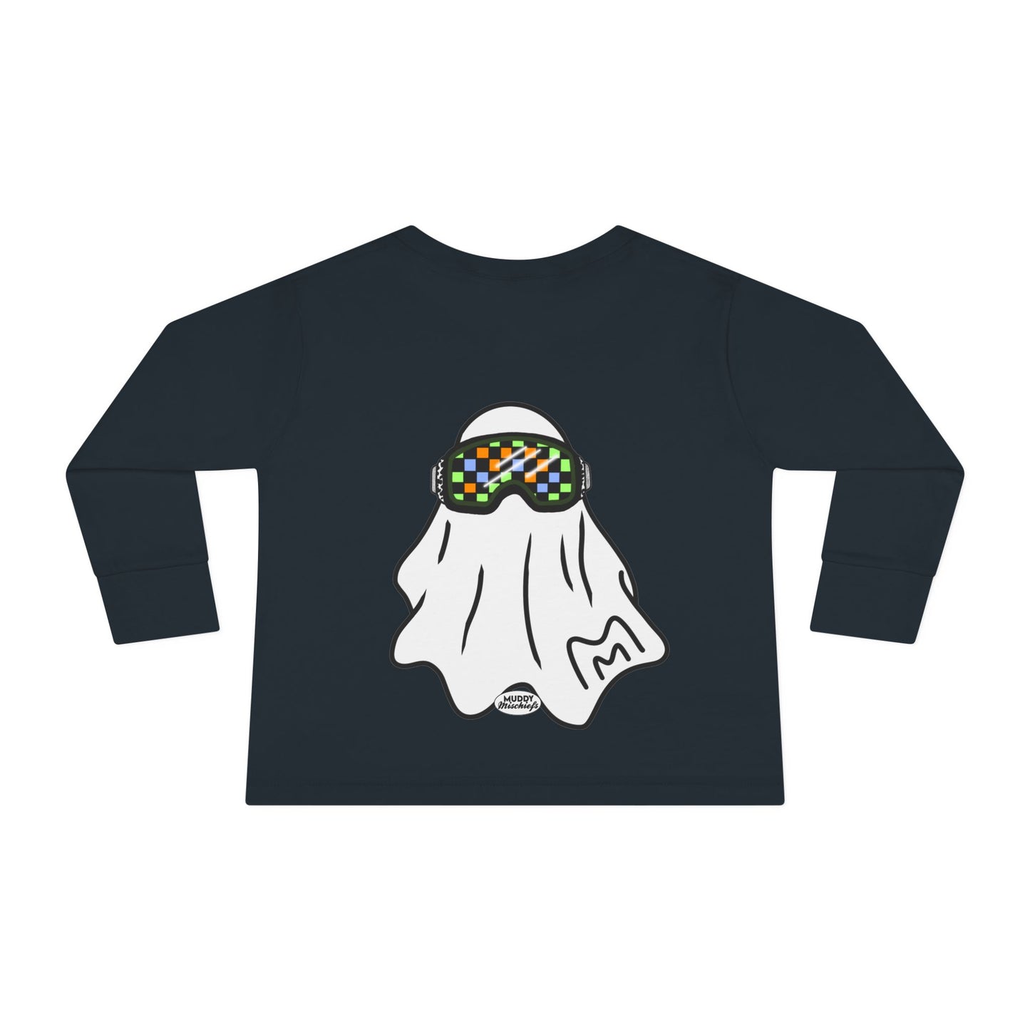 Solo Google Ghost | Unisex Toddler Halloween Motocross Tee