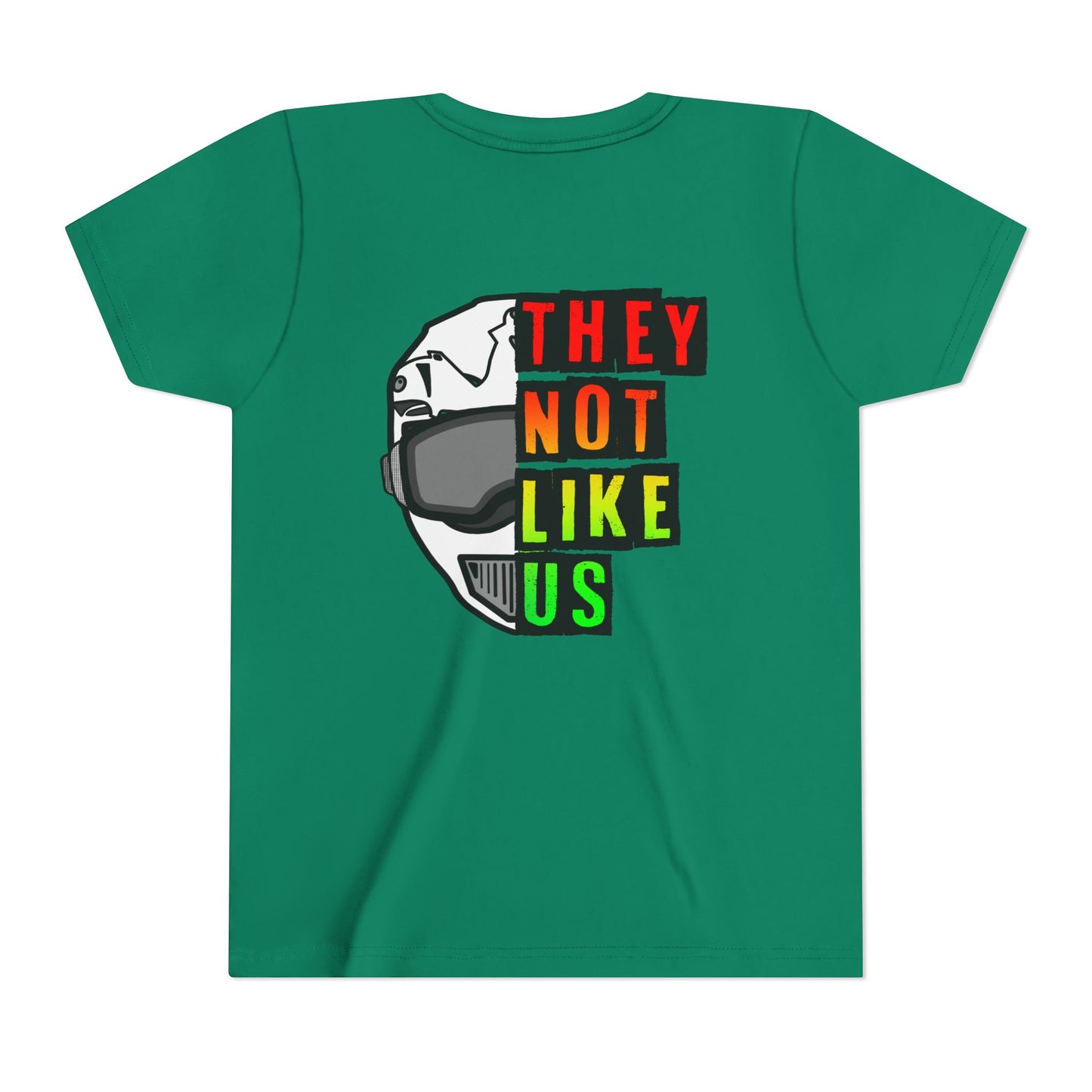 They Not Like Us Moto - Rasta | Youth Juneteenth Motocross Tee