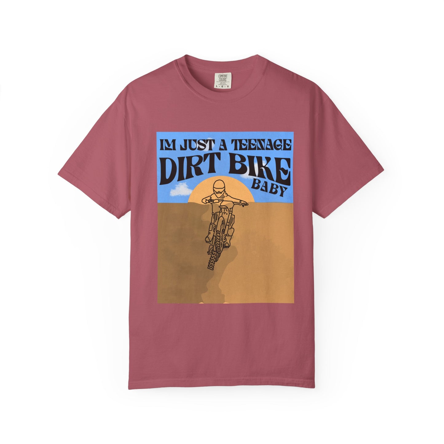 Teenage Dirtbike Baby | Adult Motocross Tee