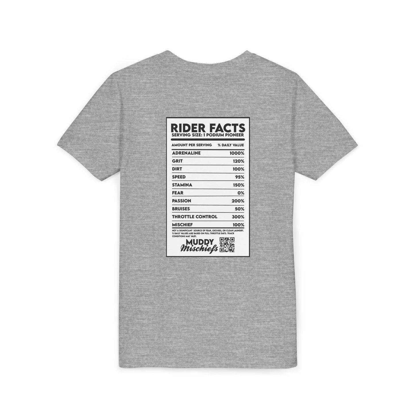 Rider Facts | Youth Motocross “Nutritional Fact” Tee