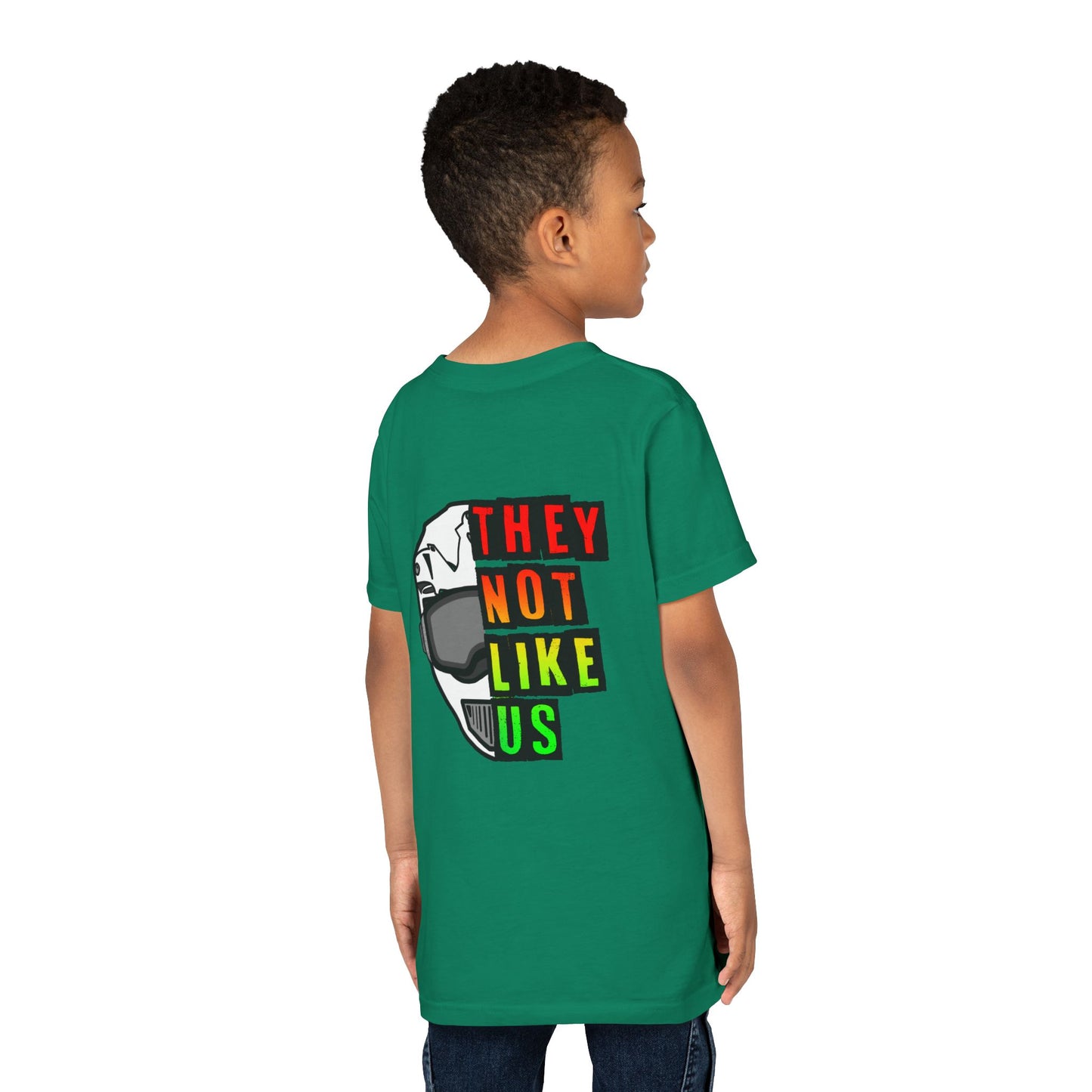 They Not Like Us Moto - Rasta | Youth Juneteenth Motocross Tee