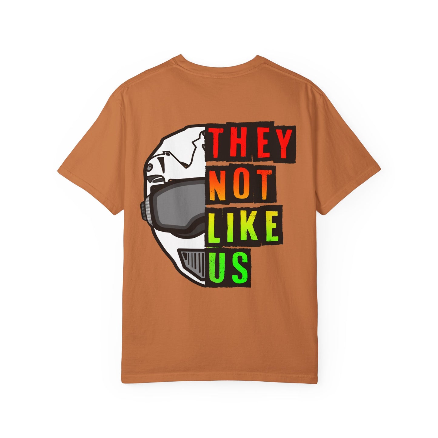 They Not Like Us Moto - Rasta | Adult Juneteenth Motocross Tee