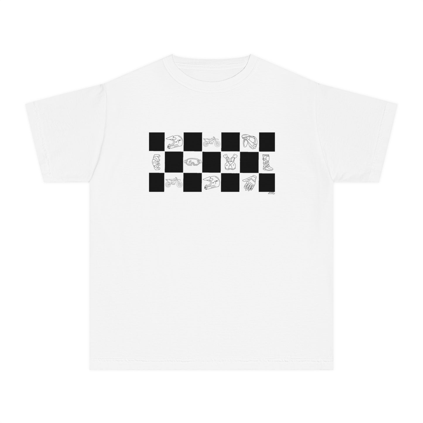 Lined Up & Winning | Youth Motocross Tee