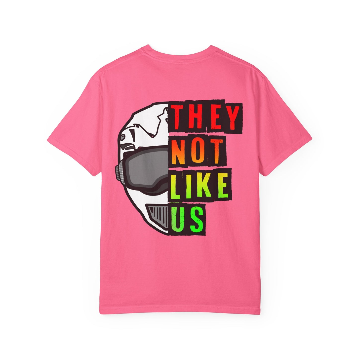 They Not Like Us Moto - Rasta | Adult Juneteenth Motocross Tee