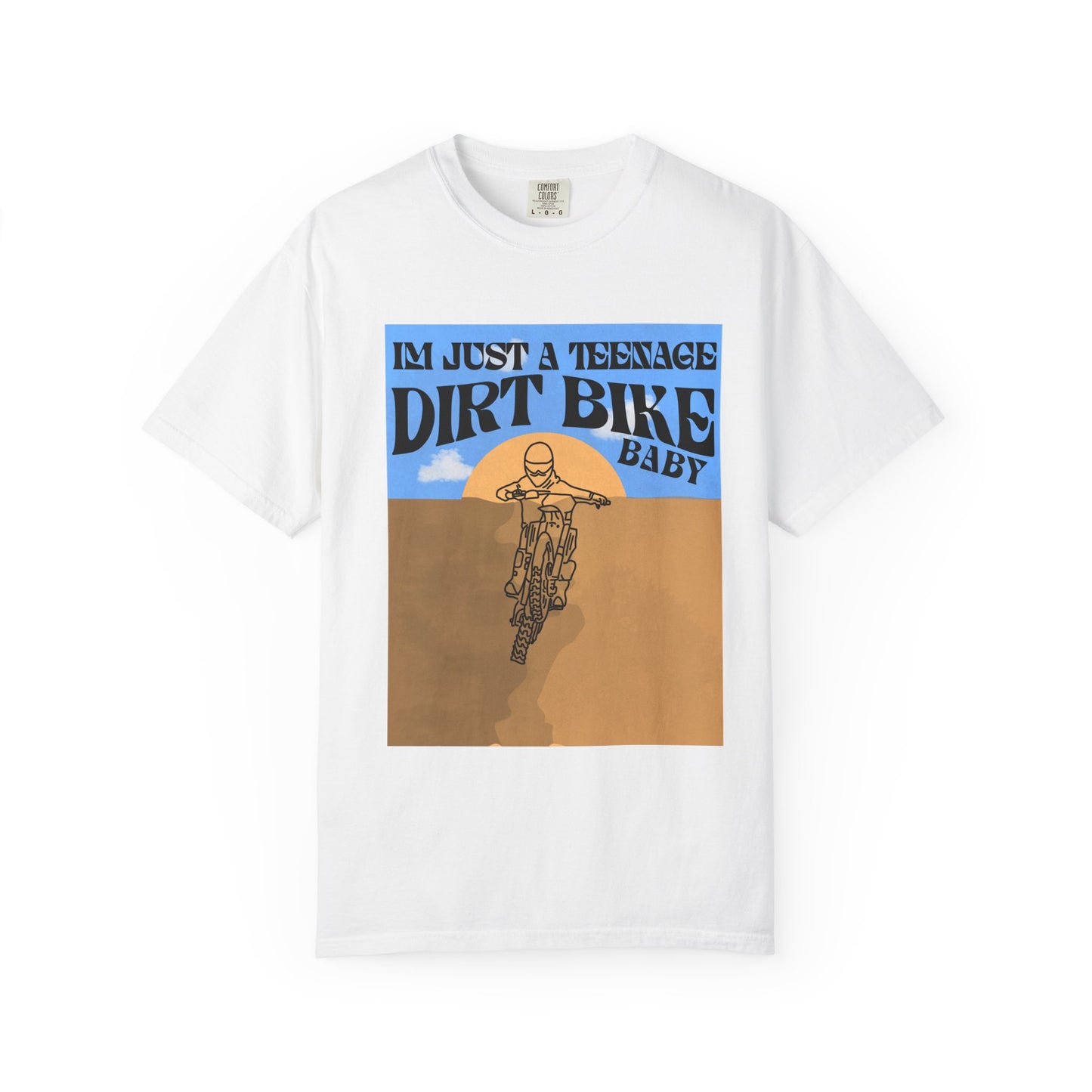 Teenage Dirtbike Baby | Adult Motocross Tee
