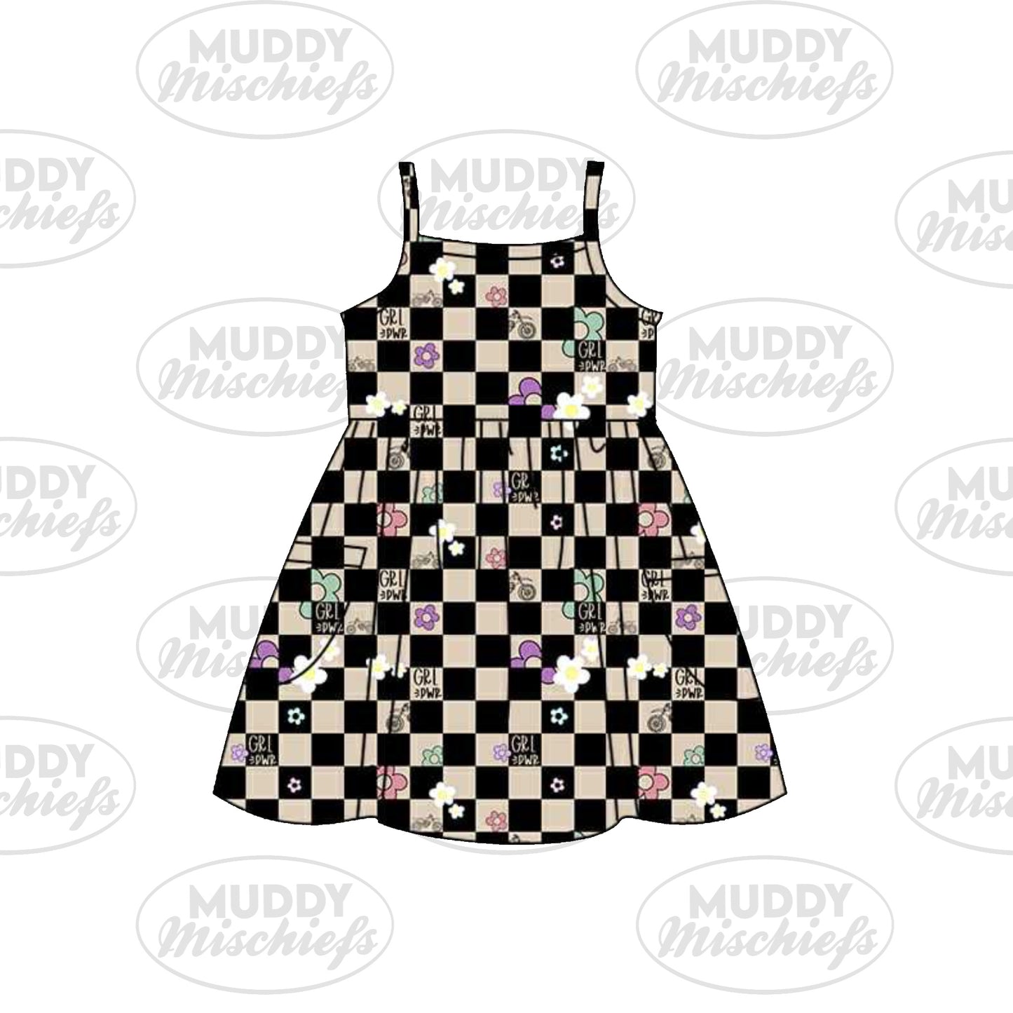 GRL PWR Dress | Moto-inspired Dress