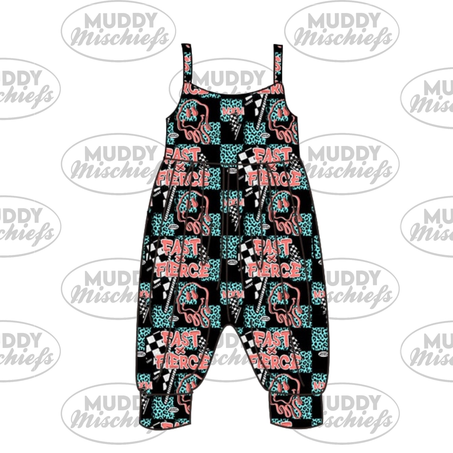 Fast x Fierce Romper | Moto-inspired Romper
