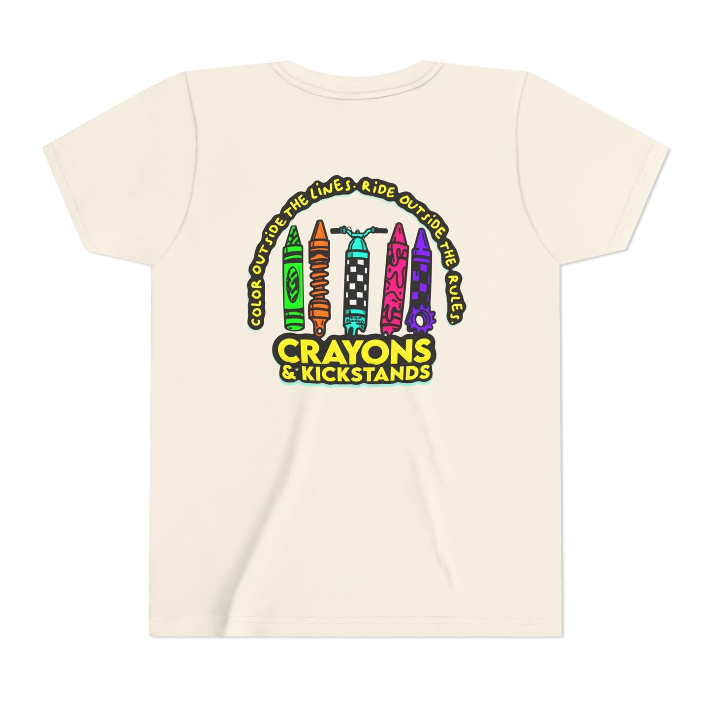 Crayons & Kickstands | Youth Motocross Tee