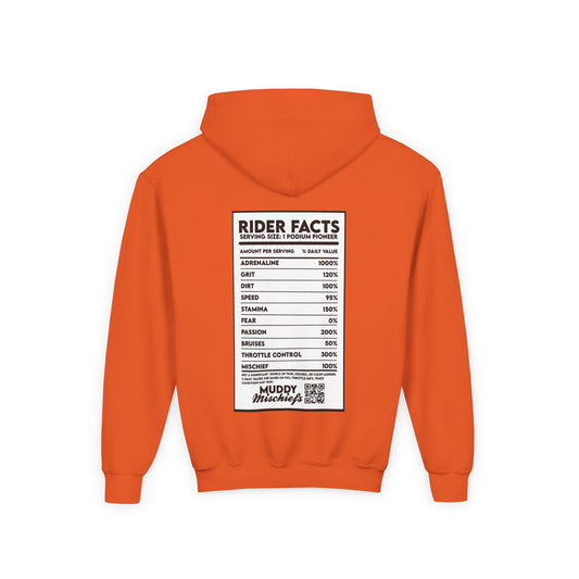 Rider Facts | Toddler Motocross “Nutritional Facts” Hoodie