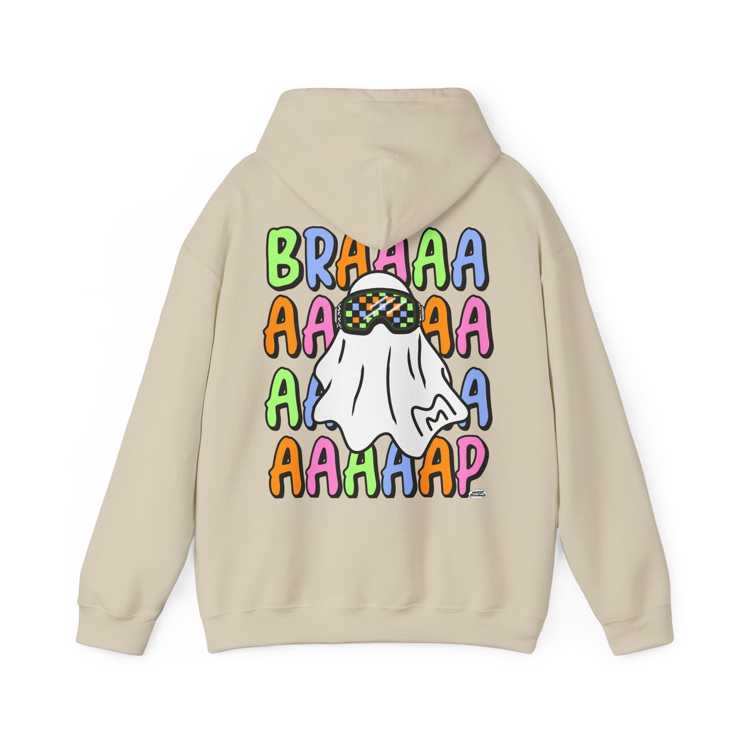 Goggle Ghost | Youth Halloween Motocross Hoodie