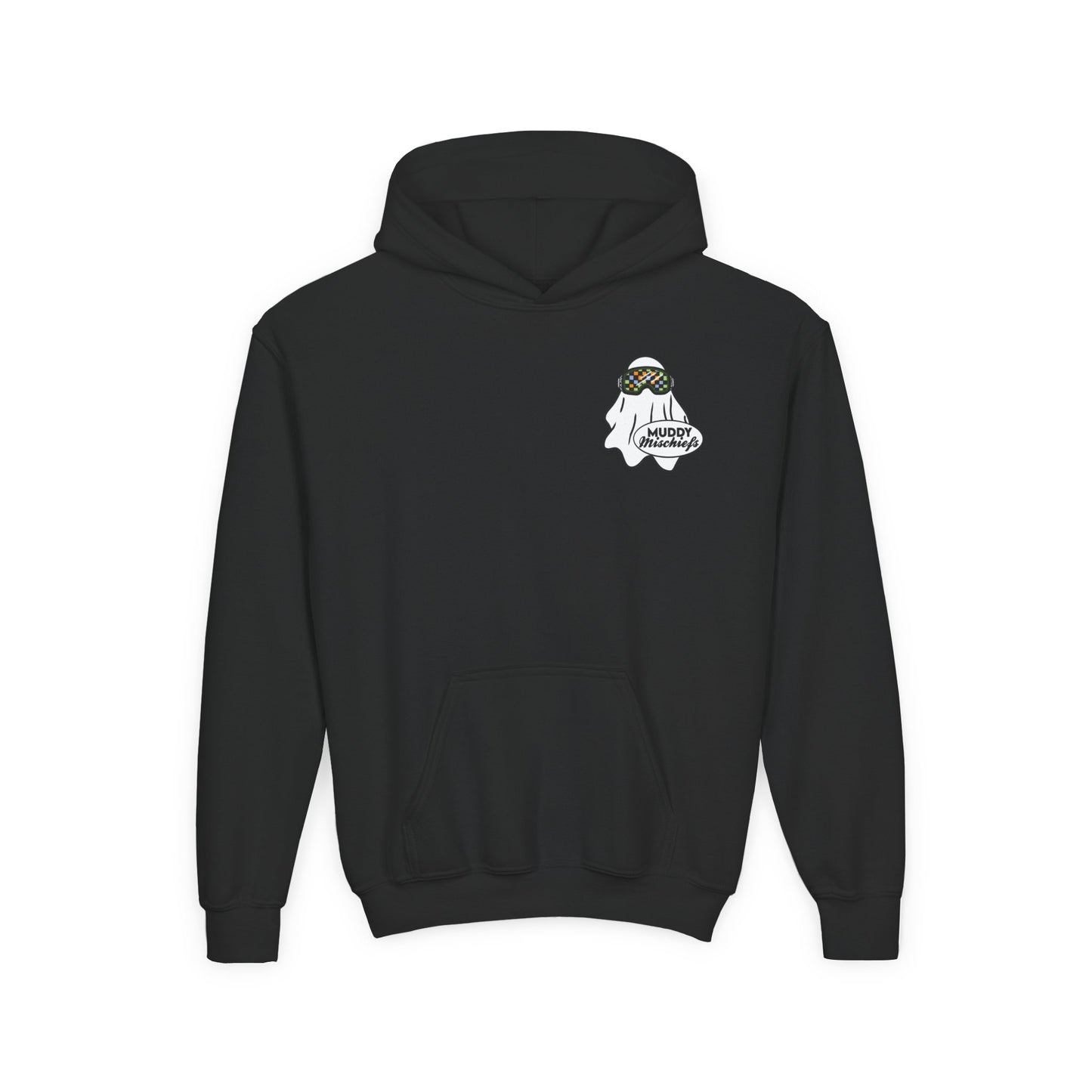 Goggle Ghost | Youth Halloween Motocross Hoodie