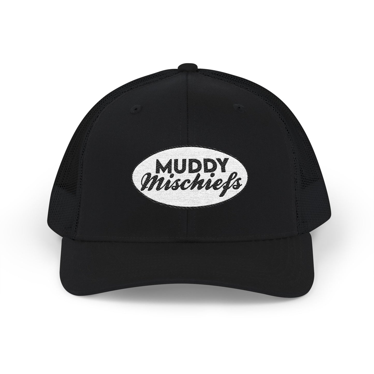 Muddy Mischiefs Logo Trucker-StyleSnapBack | Adult Unisex Embroidered SnapBack