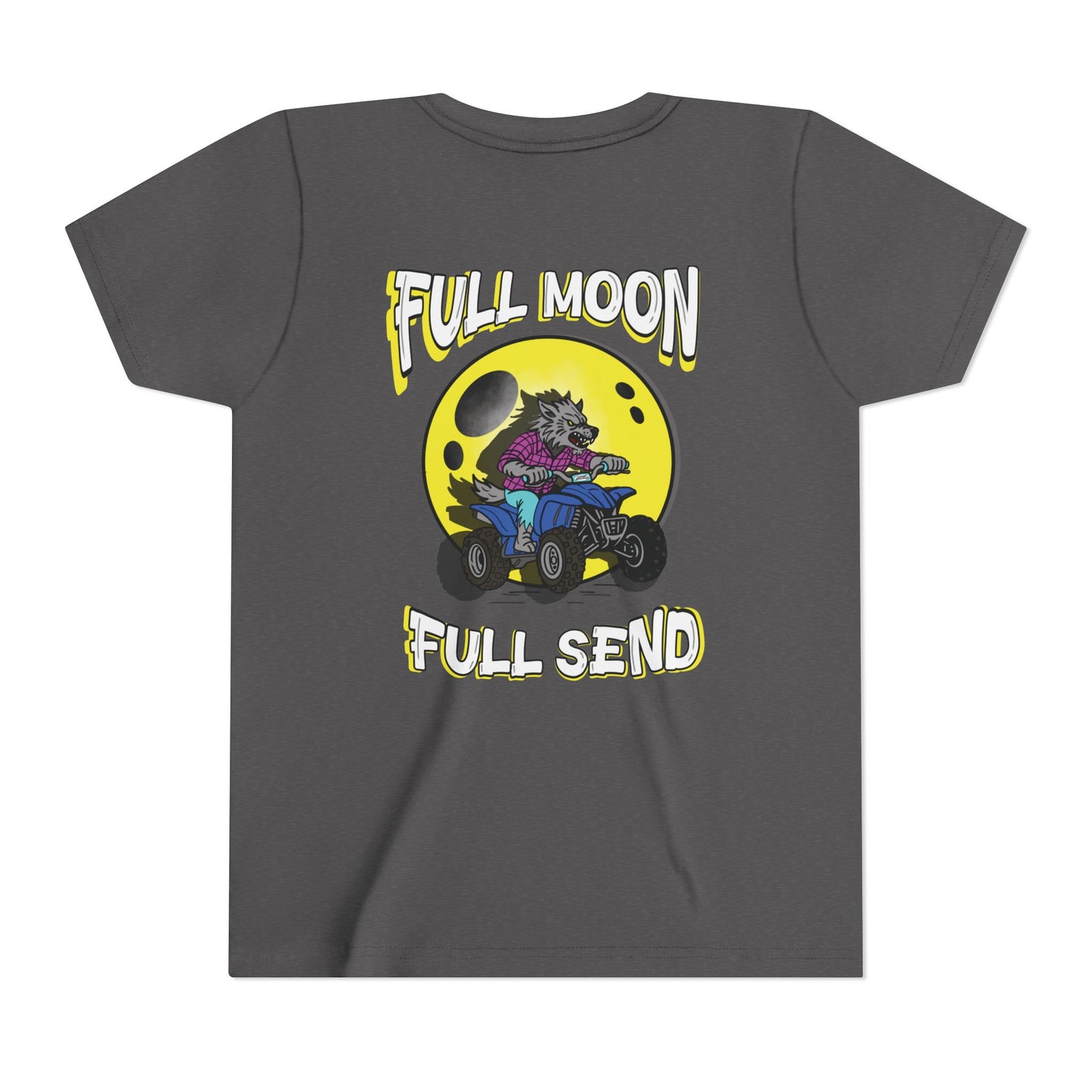 Full Moon Full Send | Youth Halloween Motocross Tee