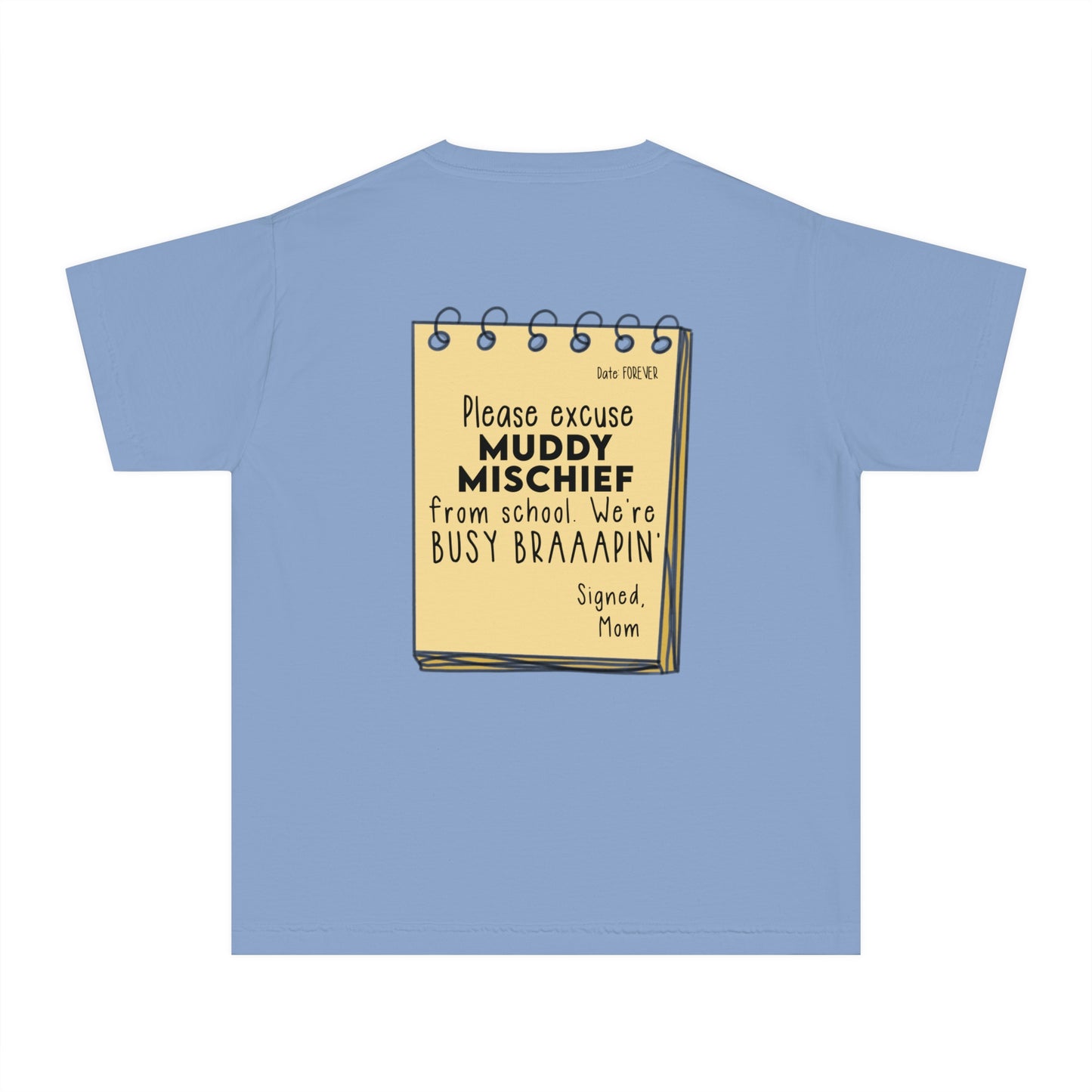 Muddy Excusal Note | Youth Motocross Tee