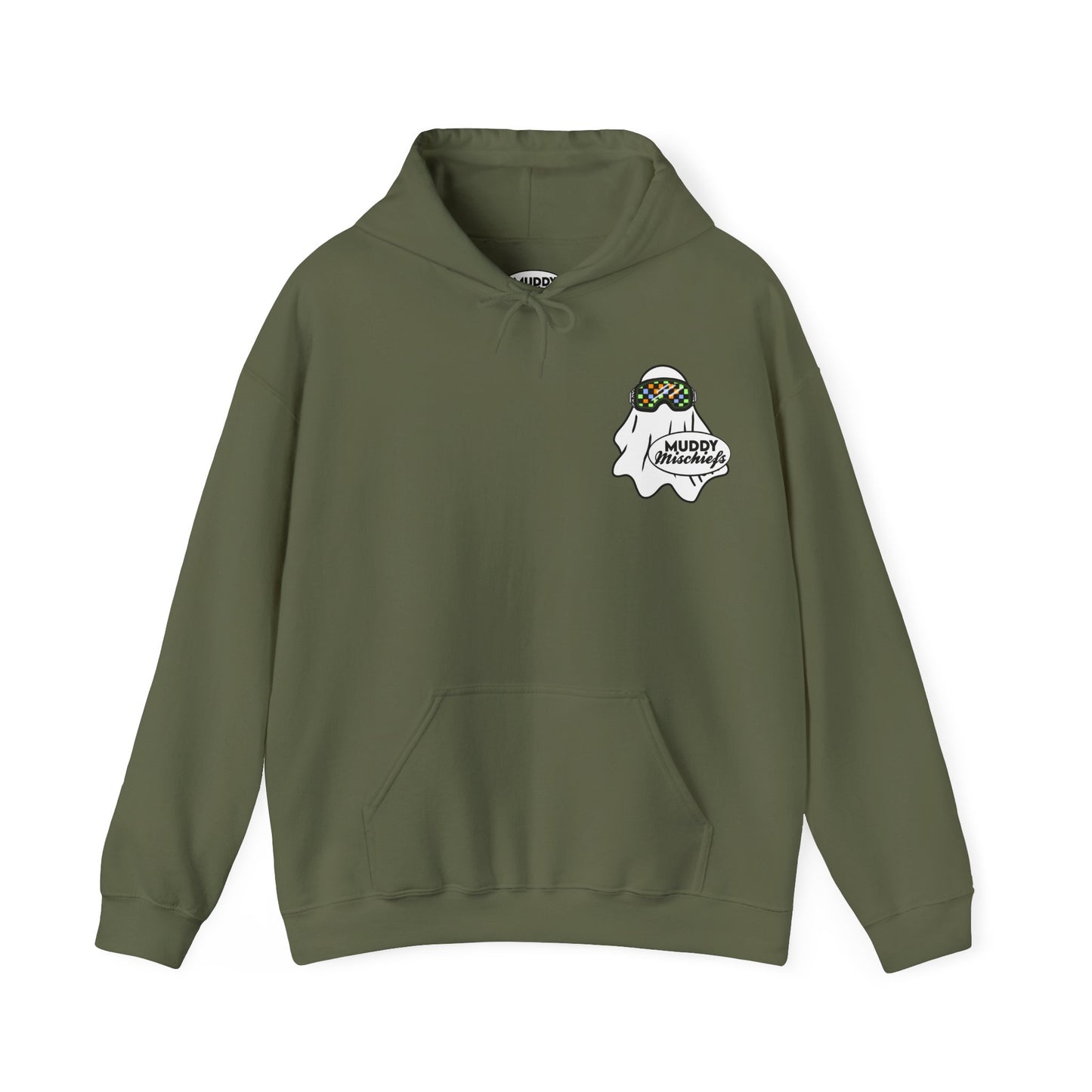 Goggle Ghost | Youth Halloween Motocross Hoodie