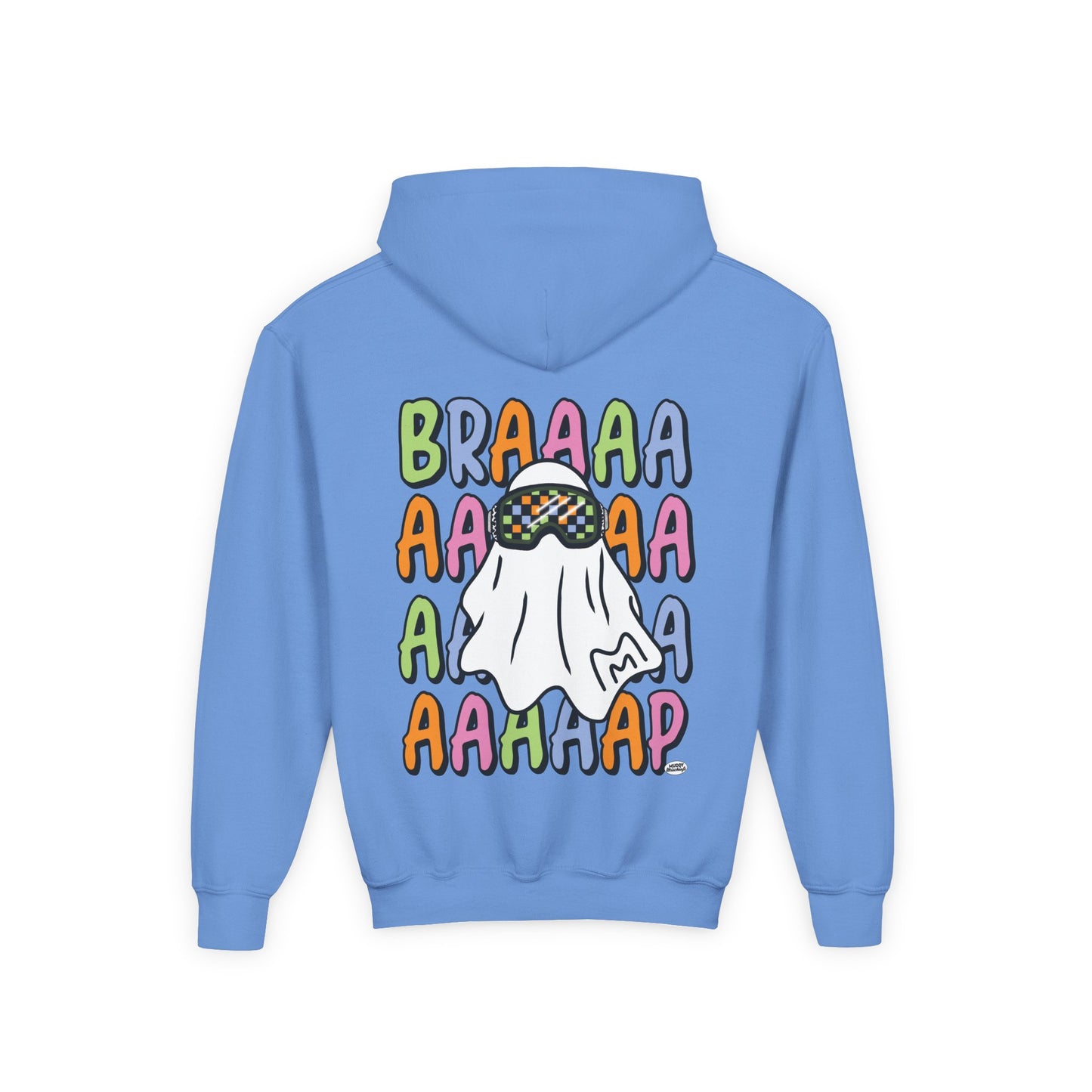Goggle Ghost | Youth Halloween Motocross Hoodie
