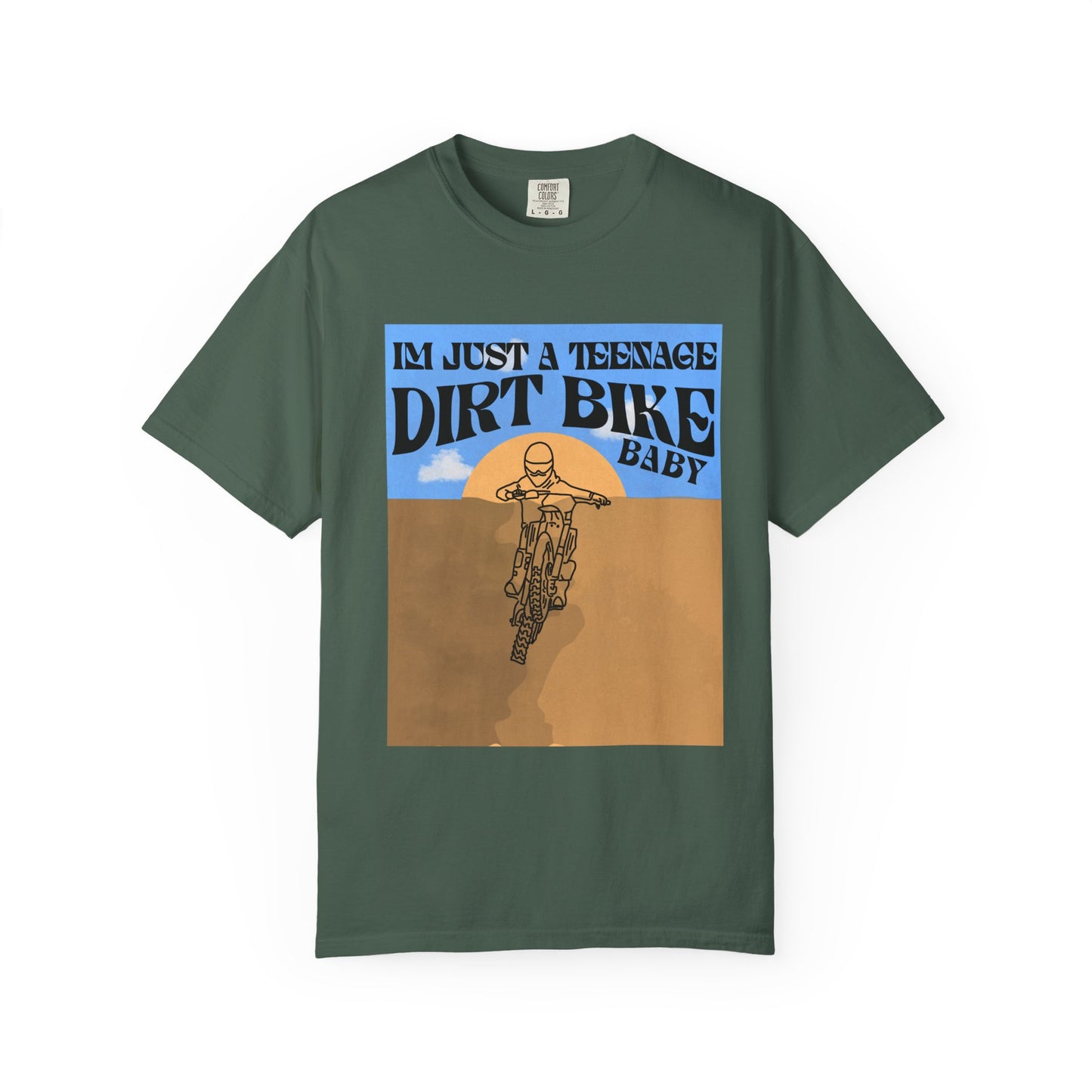 Teenage Dirtbike Baby | Adult Motocross Tee