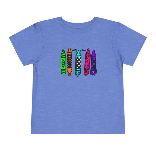 Crayons & Kickstands | Toddler Motocross Tee