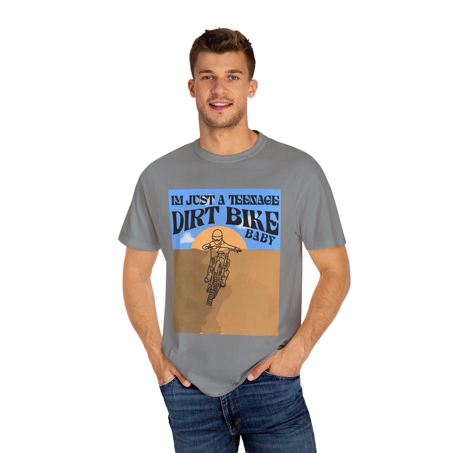 Teenage Dirtbike Baby | Adult Motocross Tee