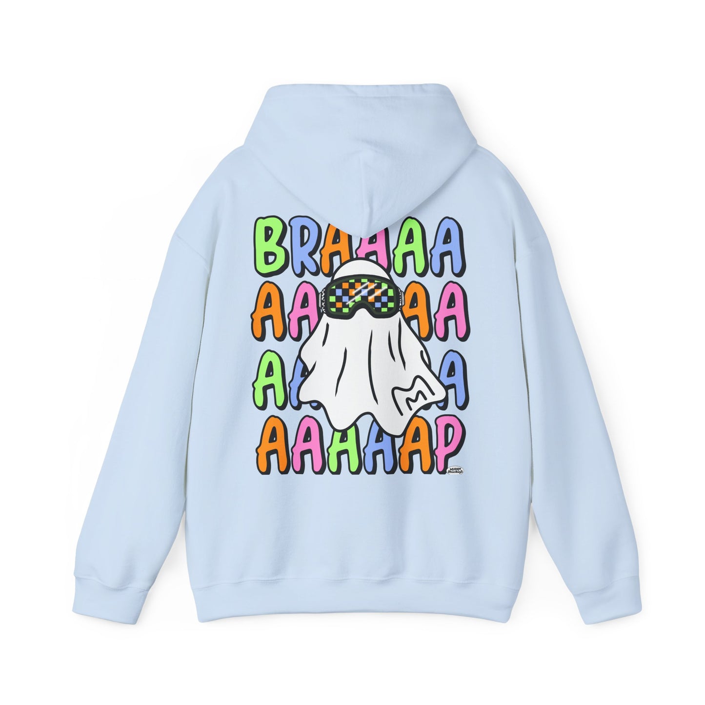 Goggle Ghost | Youth Halloween Motocross Hoodie