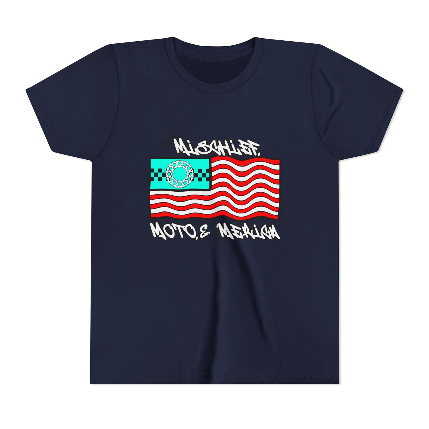 Mischief, Moto, & ‘Merica | Youth Motocross Tee |  2025