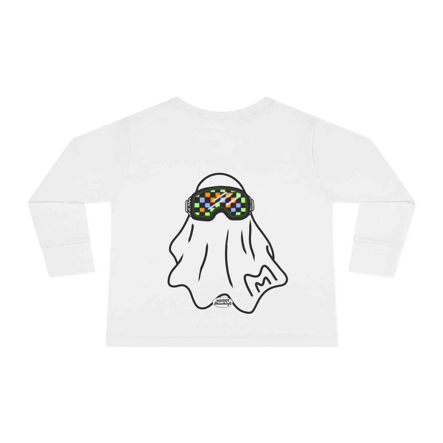 Solo Google Ghost | Unisex Toddler Halloween Motocross Tee