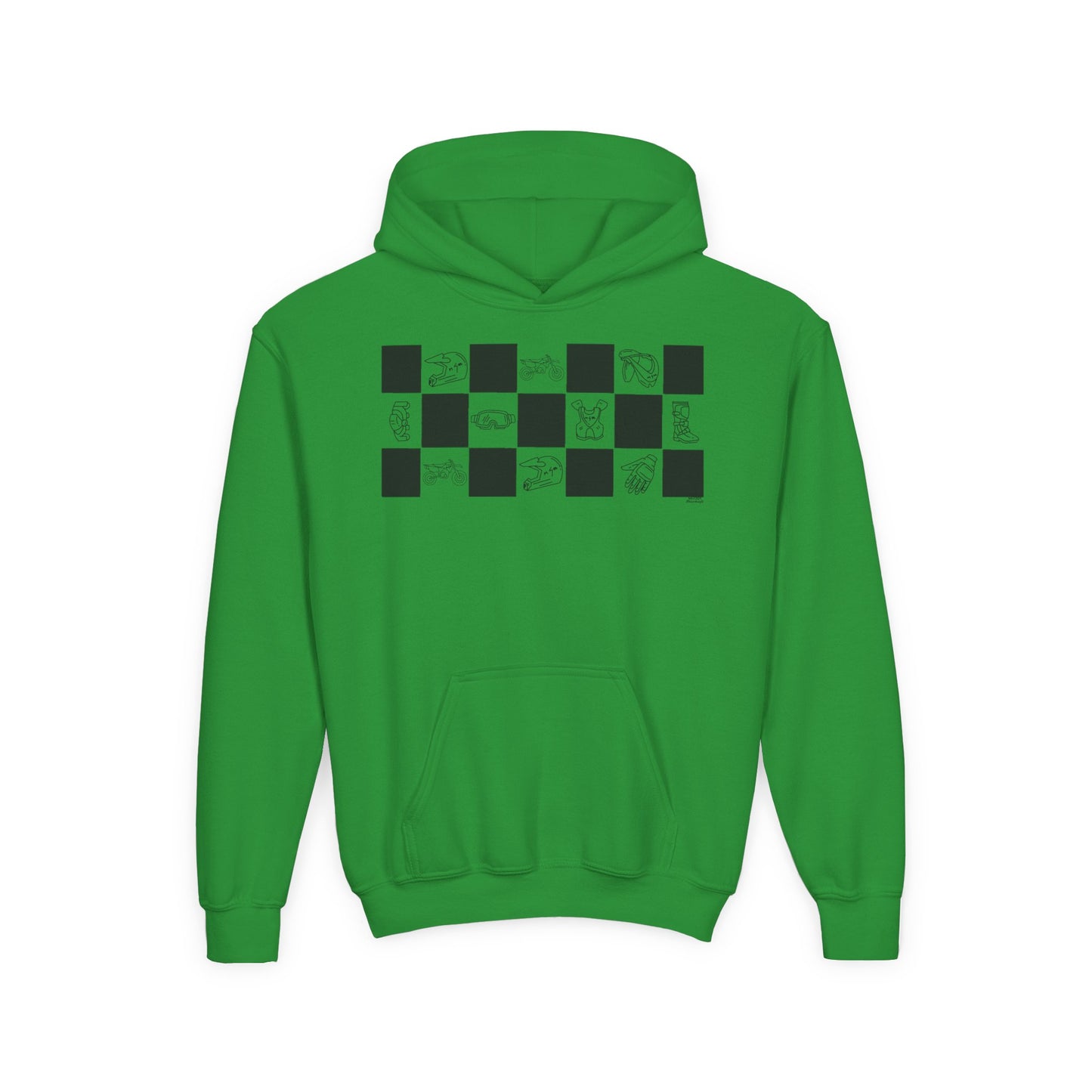 Lined Up & Winning | Youth Motocross Hoodie