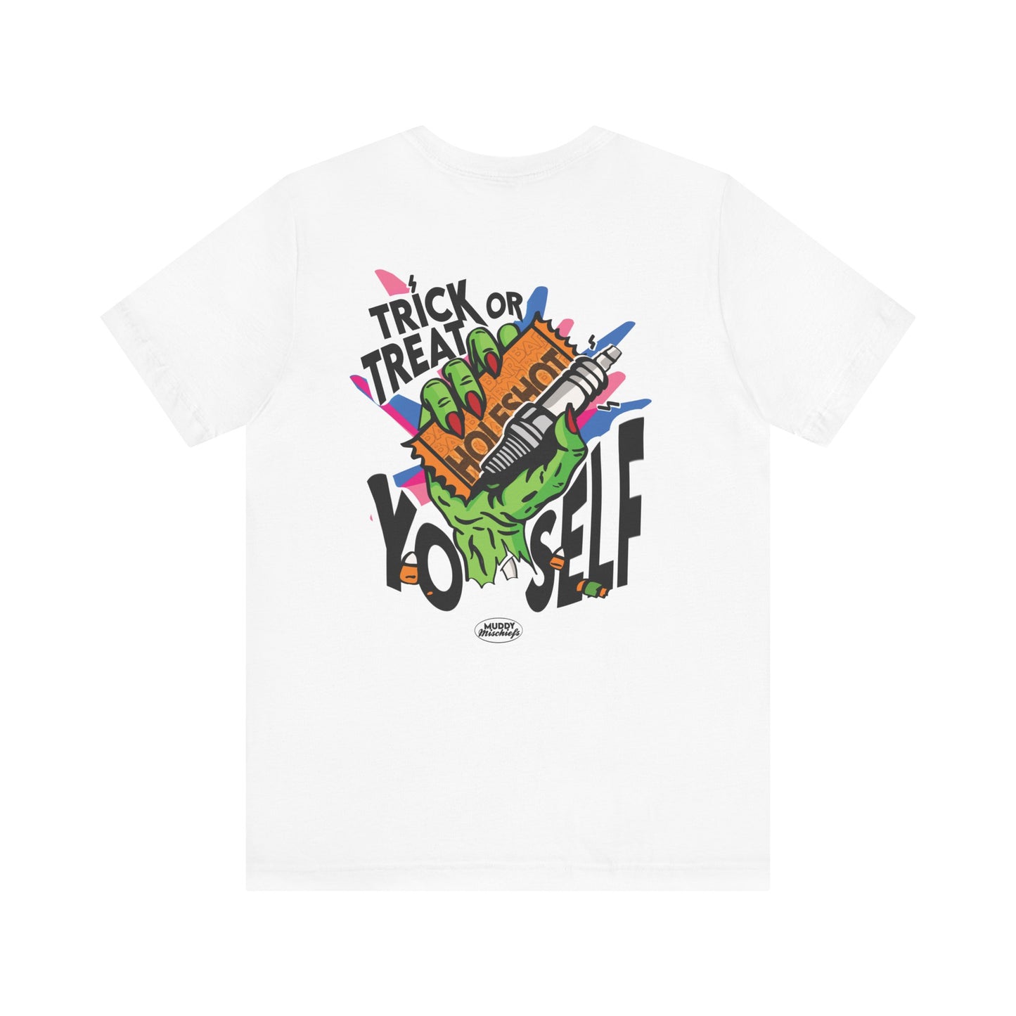 Copy of Trick or Treat Yo’self | Unisex Adult Halloween Motocross Tee