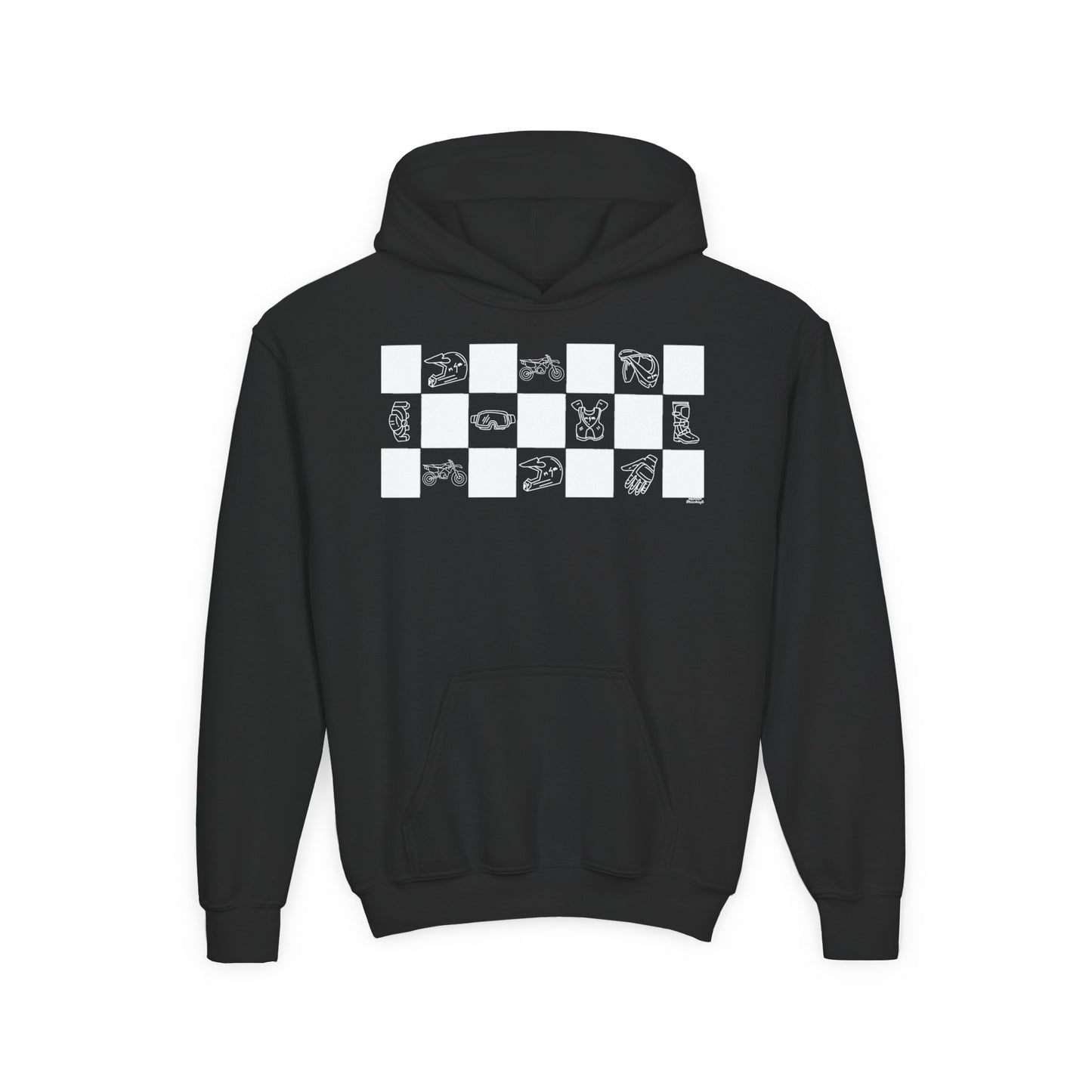 Lined Up & Winning | Youth Motocross Hoodie