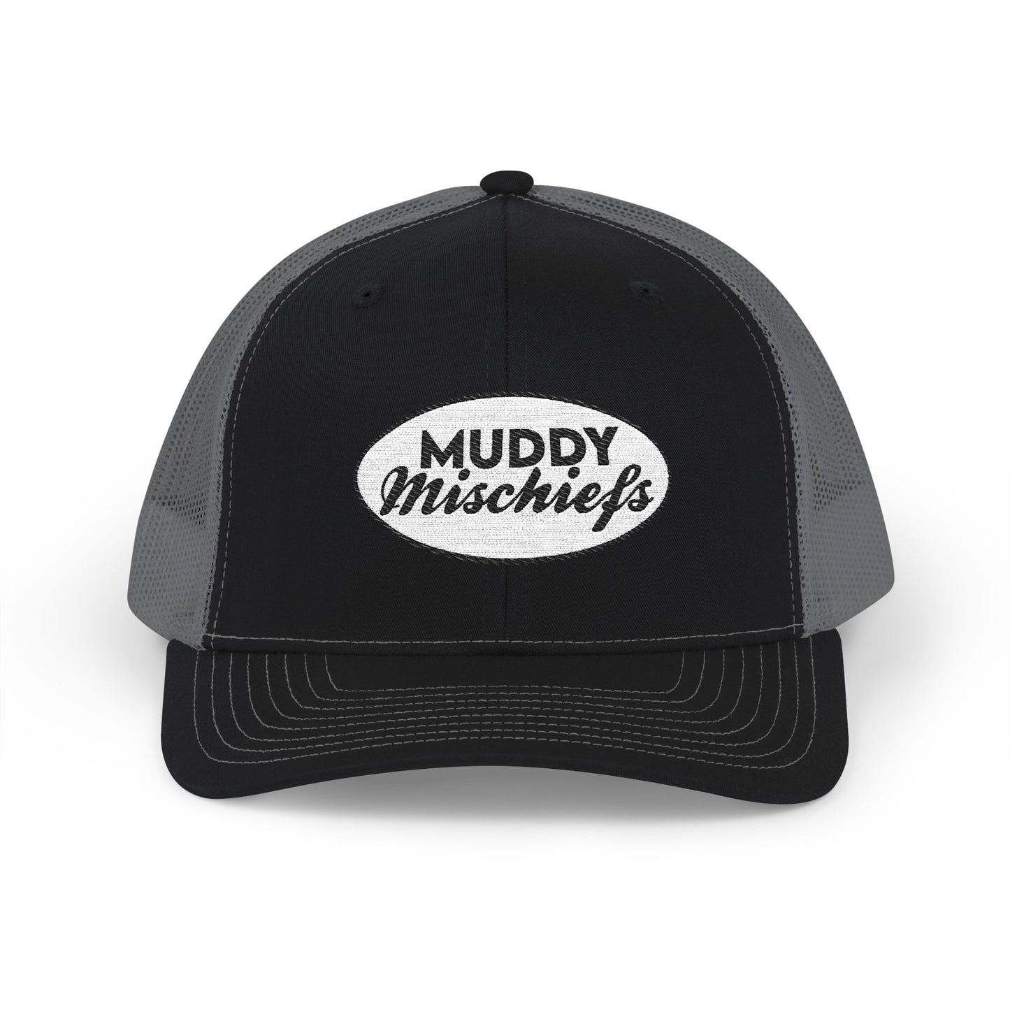 Muddy Mischiefs Logo Trucker-StyleSnapBack | Adult Unisex Embroidered SnapBack