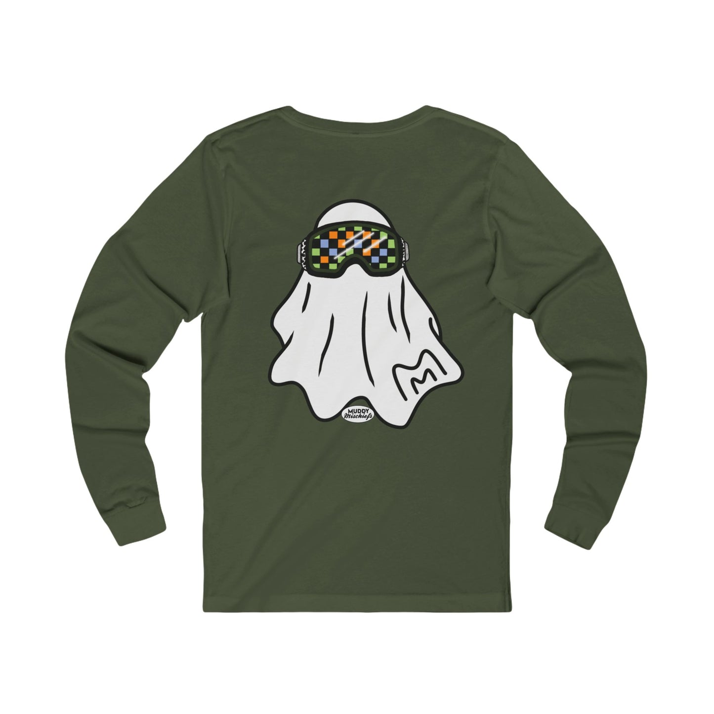 Solo Google Ghost | Unisex Adult Halloween Motocross Tee
