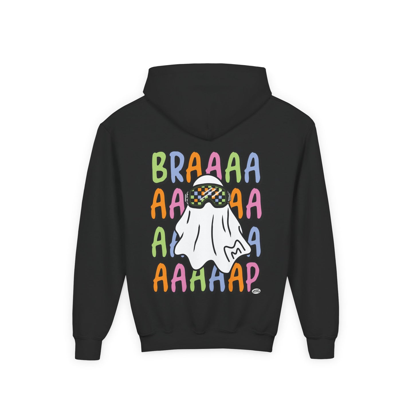 Goggle Ghost | Youth Halloween Motocross Hoodie