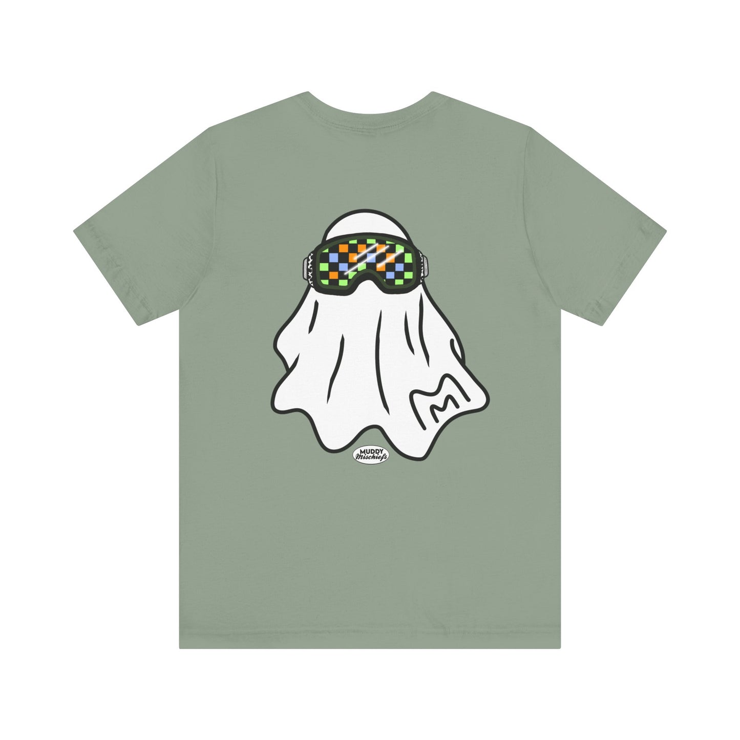 Solo Google Ghost | Unisex Adult Halloween Motocross Tee