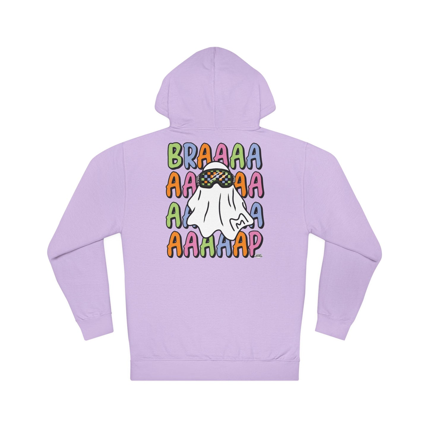 Goggle Ghost | Unisex Adult Halloween Motocross Hoodie