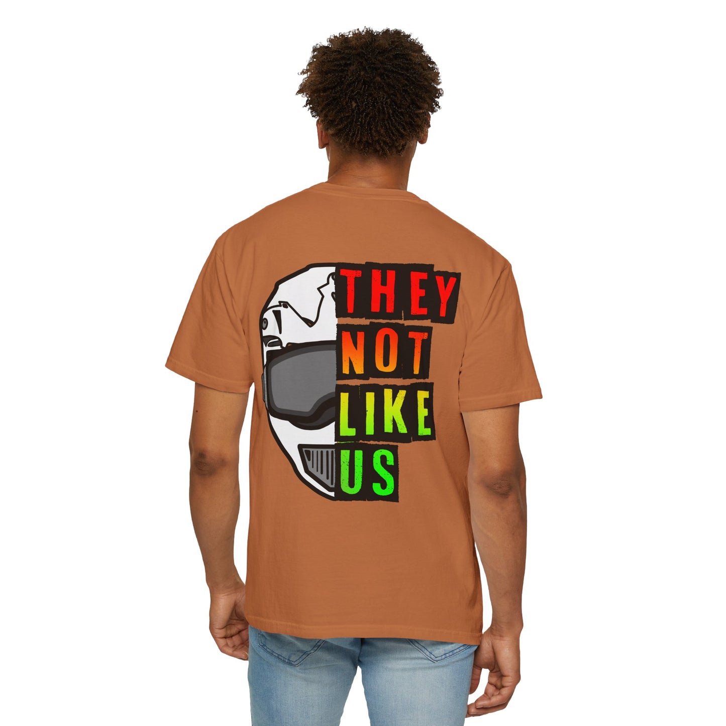 They Not Like Us Moto - Rasta | Adult Juneteenth Motocross Tee