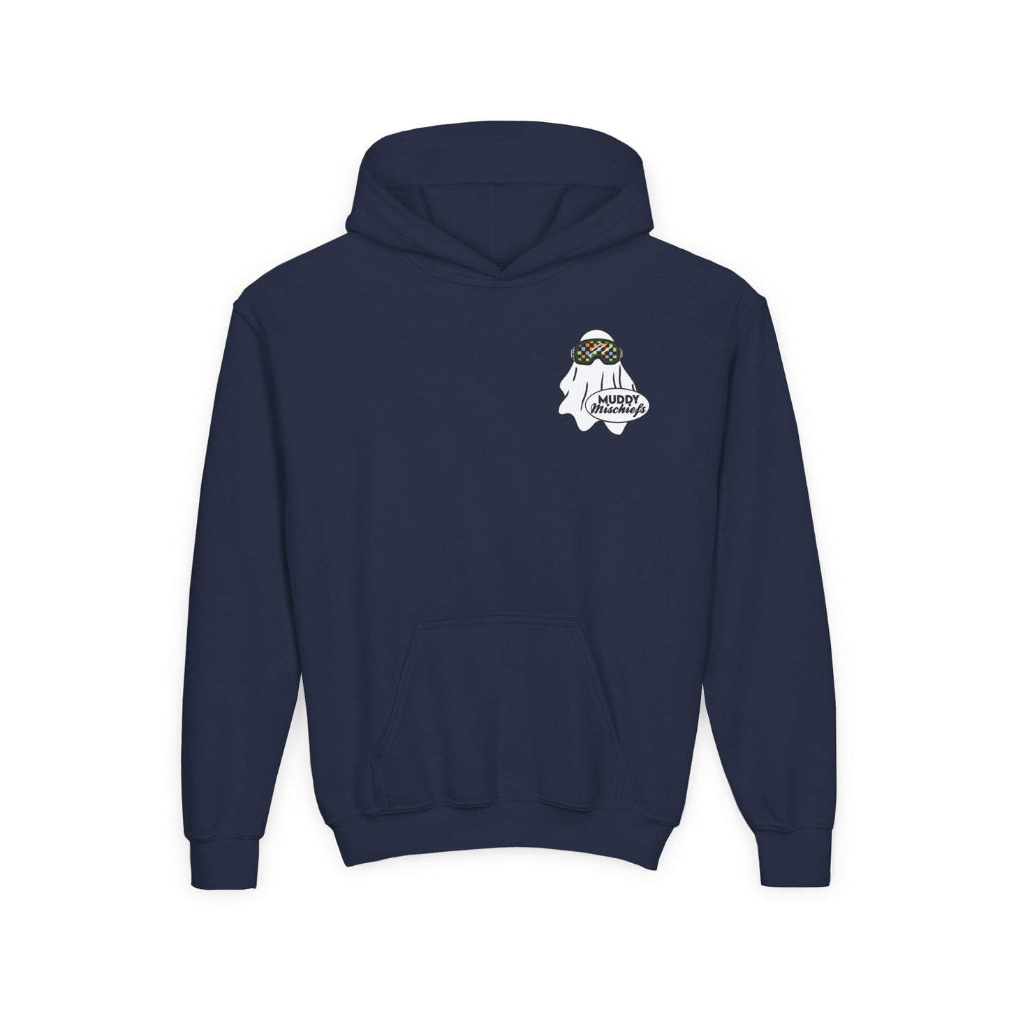 Goggle Ghost | Youth Halloween Motocross Hoodie