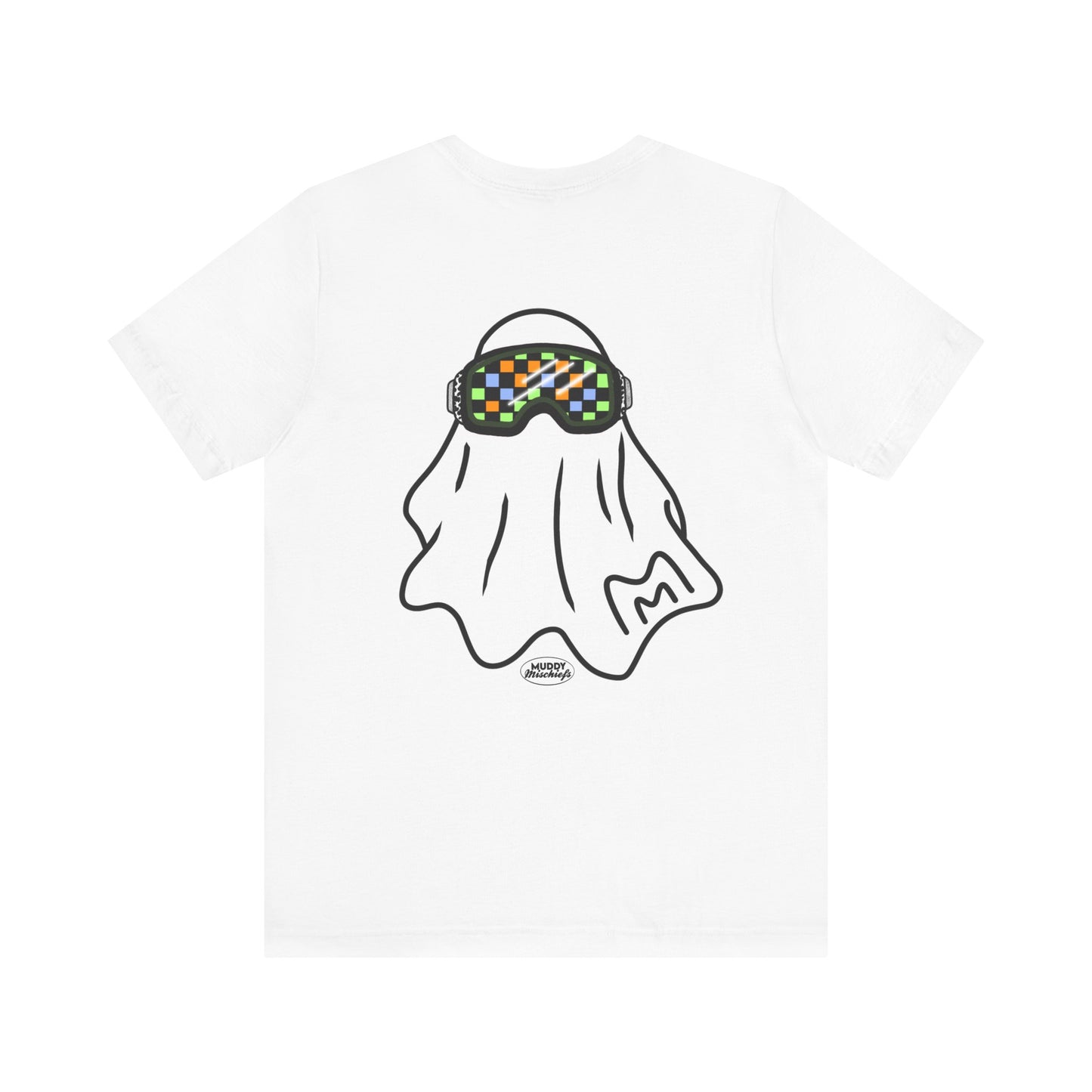 Solo Google Ghost | Unisex Adult Halloween Motocross Tee