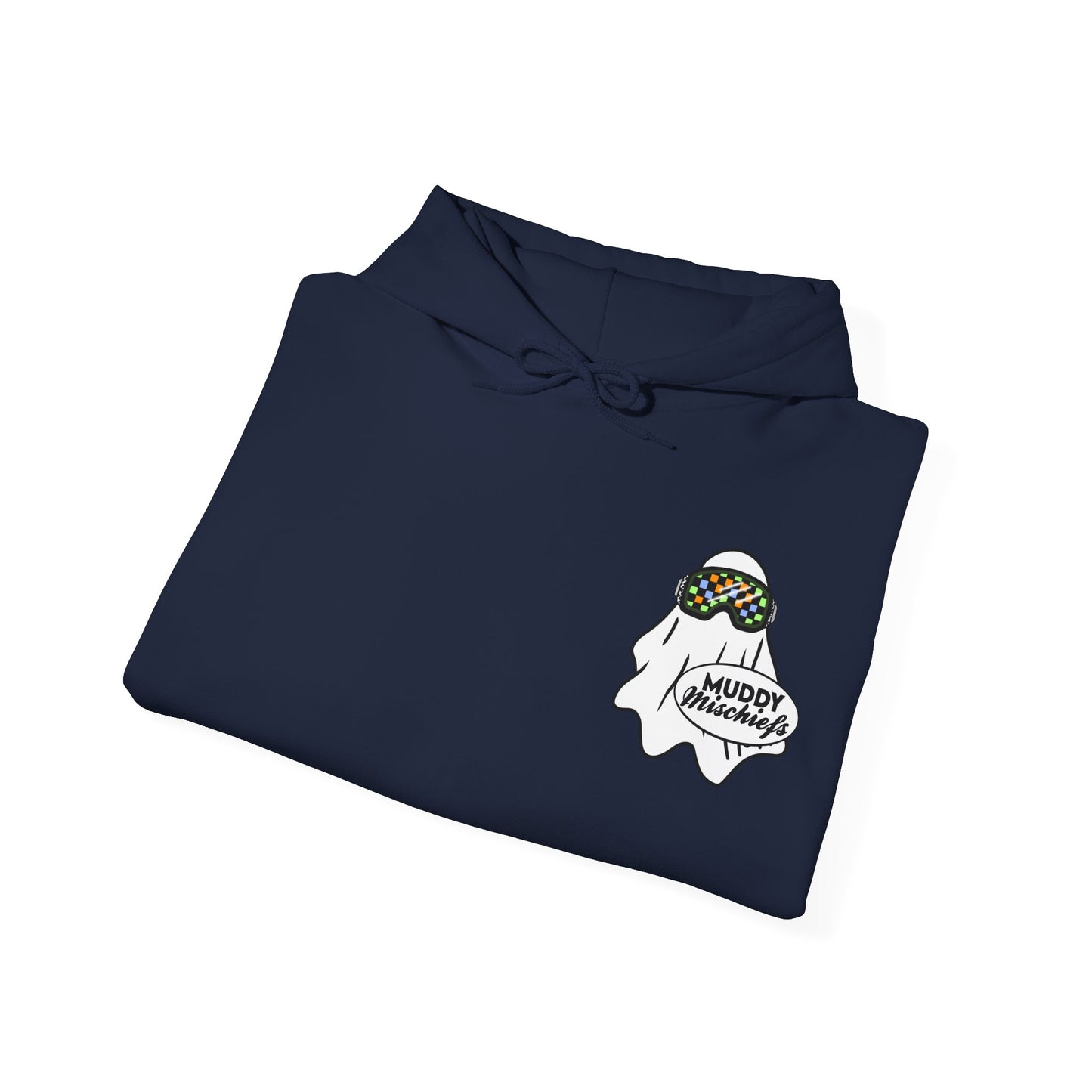 Goggle Ghost | Youth Halloween Motocross Hoodie
