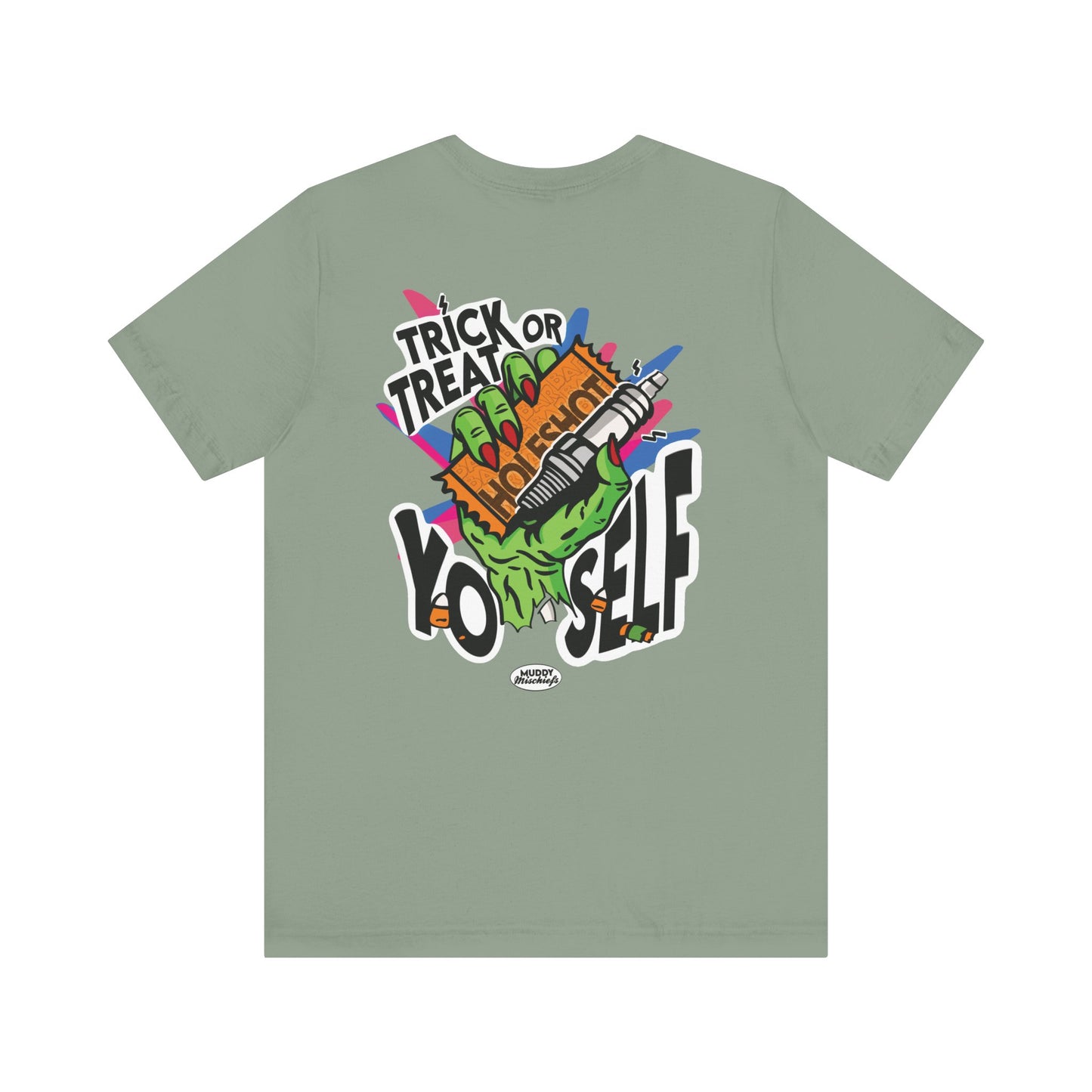 Copy of Trick or Treat Yo’self | Unisex Adult Halloween Motocross Tee